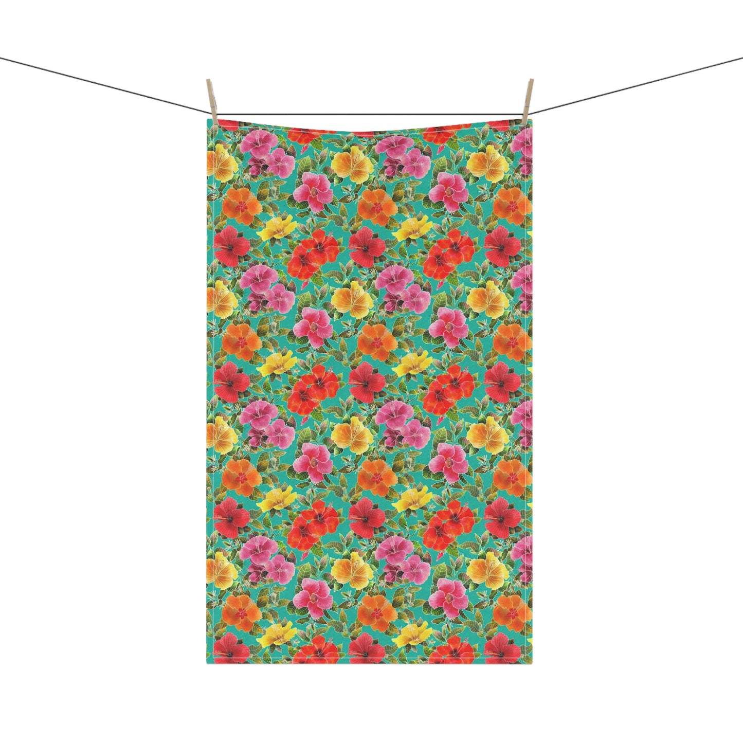 Hibiscus Garden Kitchen Towel