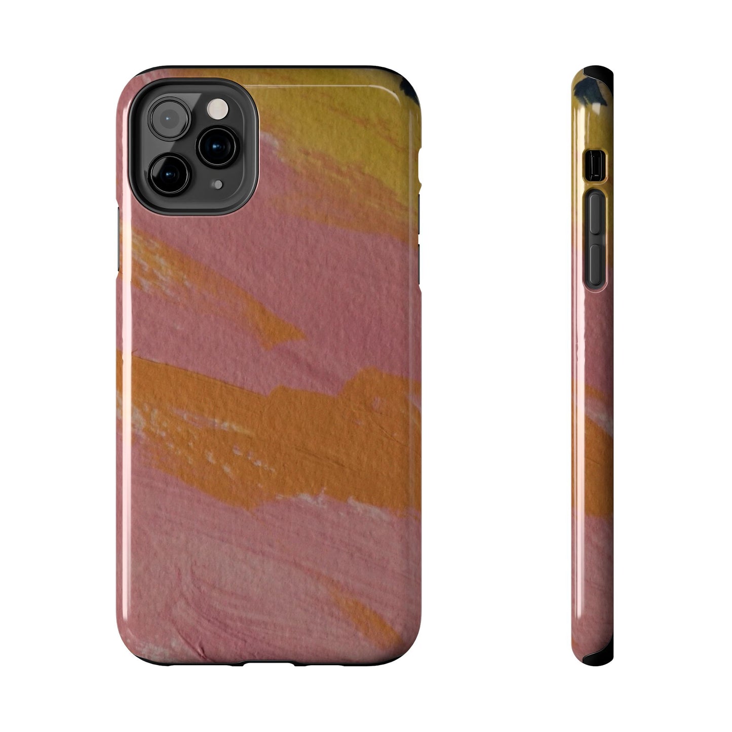 Abstract Pastel Pink Tough Phone Cases