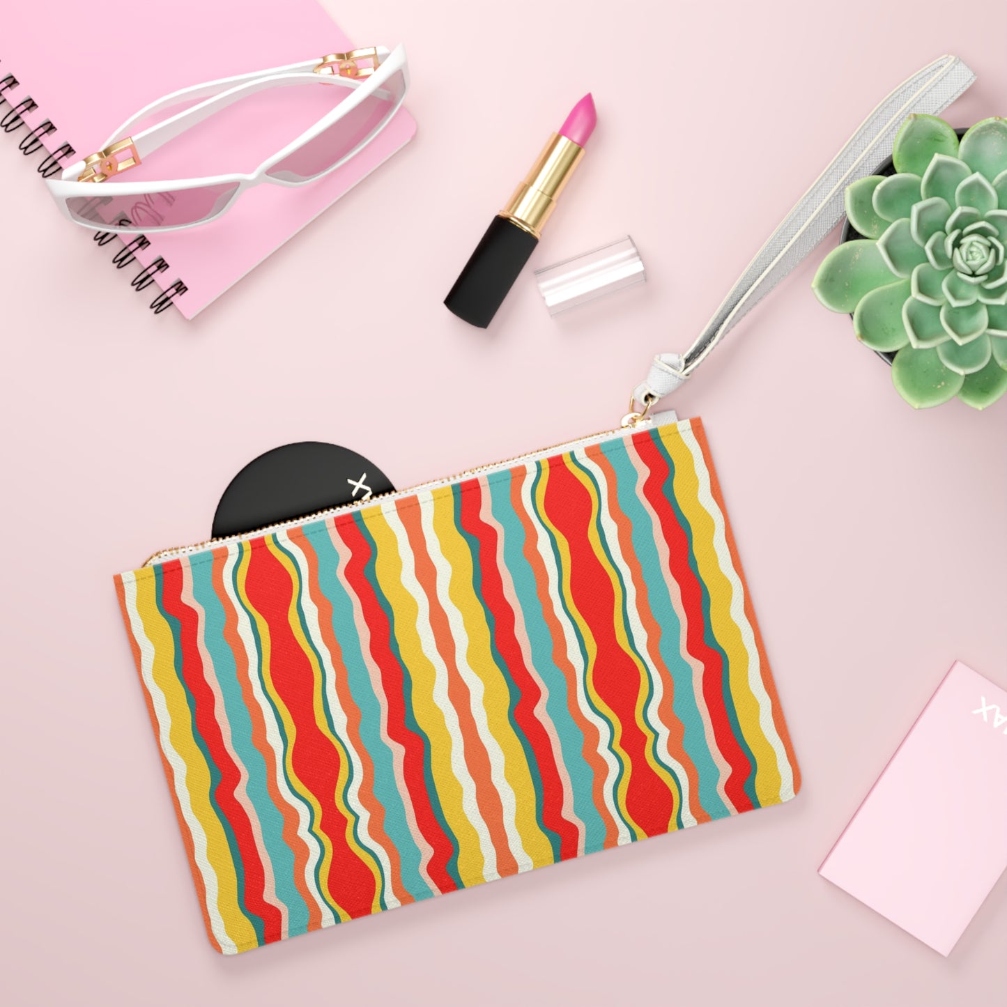 Groovin’ 70’s Stripes Clutch Bag