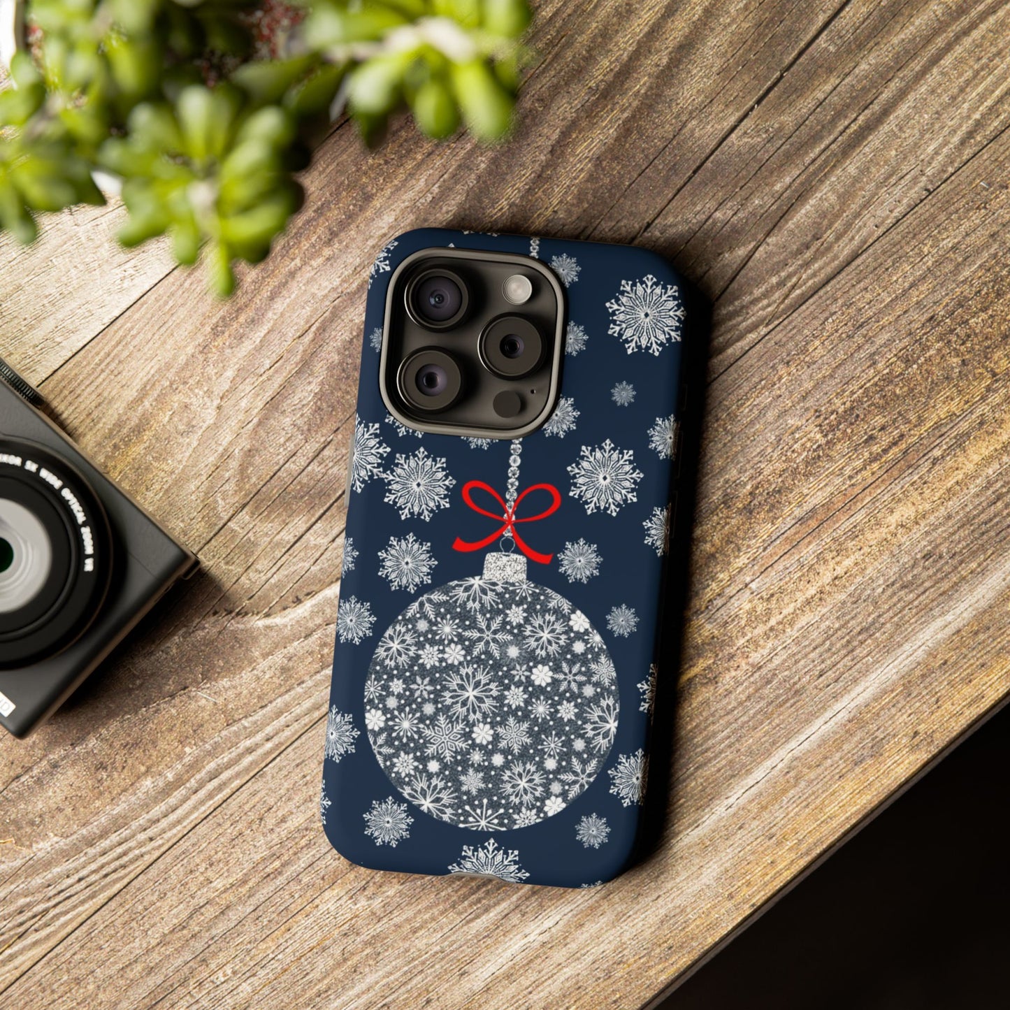 Sparkly Snowflake Bauble Tough Cases - Snowflake Bauble phone case