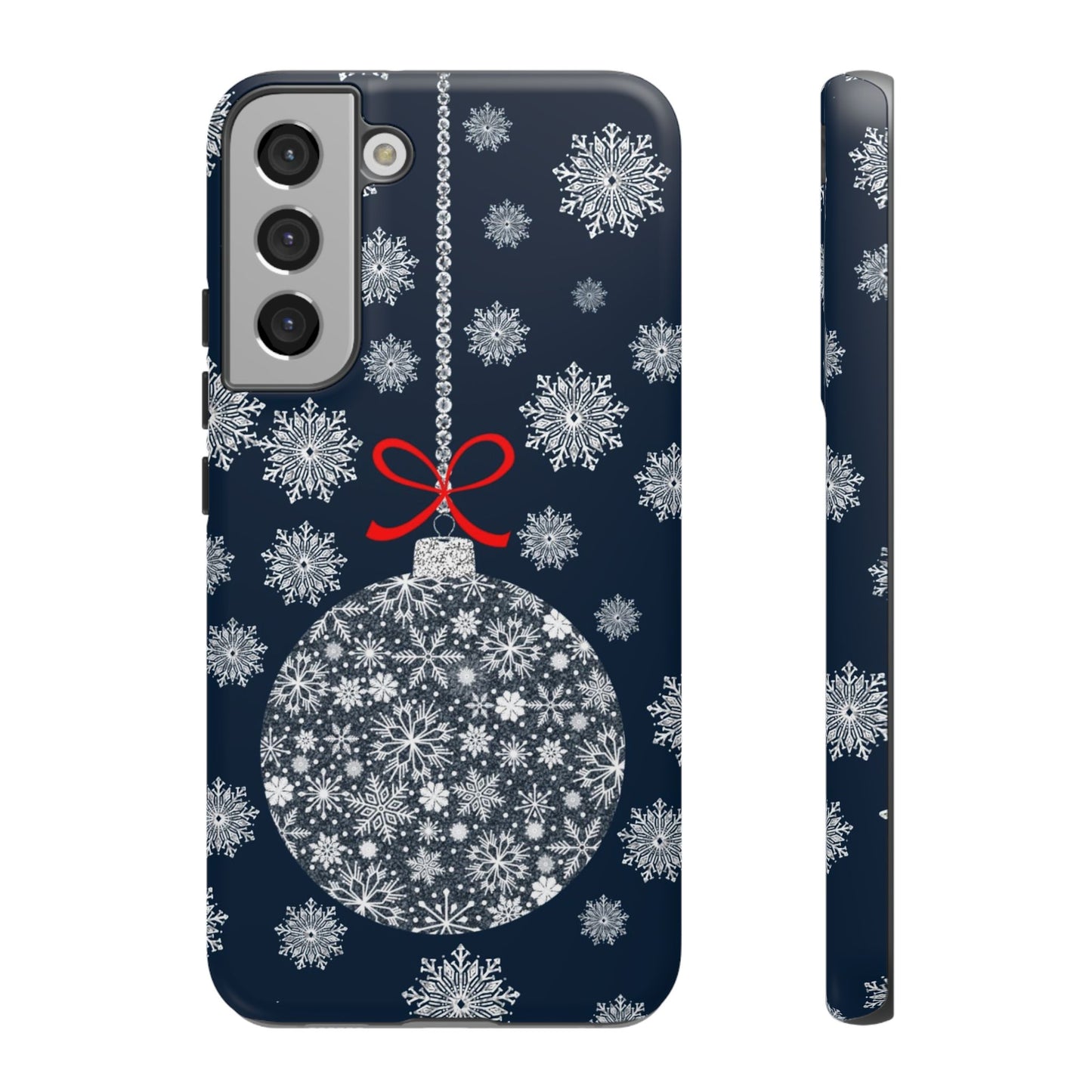 Sparkly Snowflake Bauble Tough Cases - Snowflake Bauble phone case