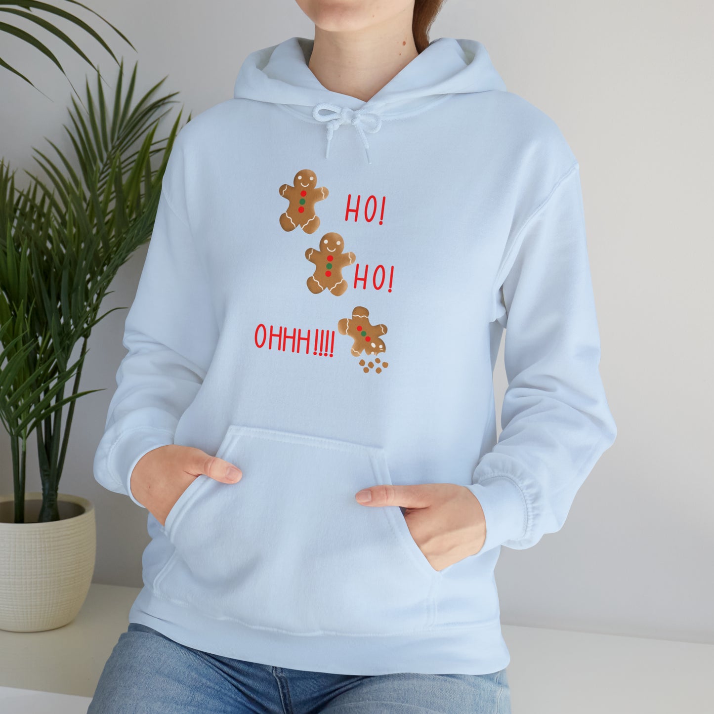 Gingerbread Men & Hearts Unisex Heavy Blend™ Hooded Sweatshirt