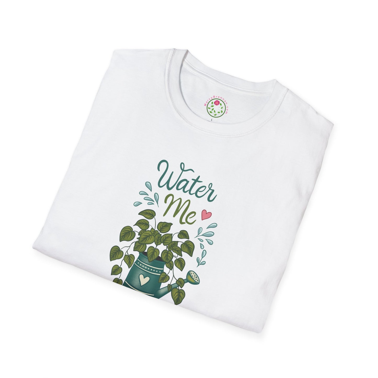 Plant Mom T-Shirt — "Water Me" Houseplant Graphic Tee