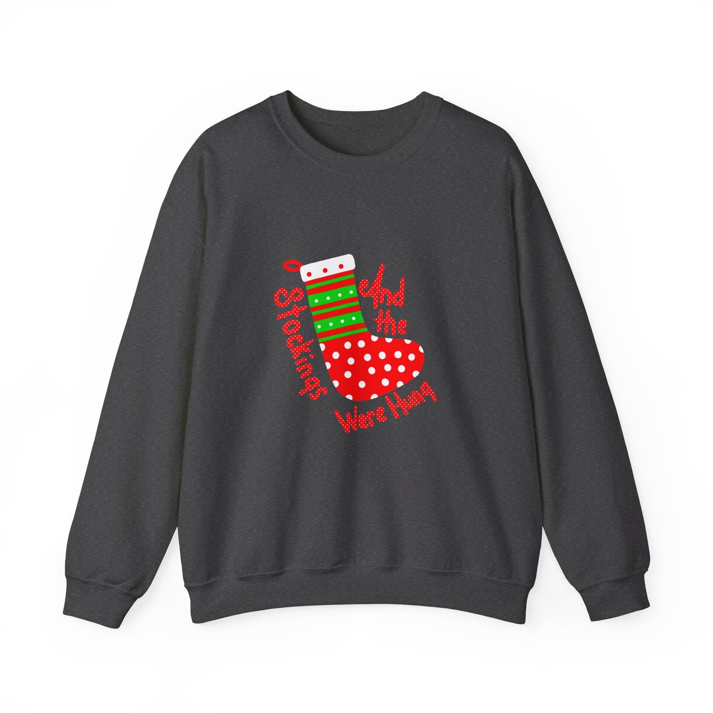 Christmas Stocking Unisex Heavy Blend™ Crewneck Sweatshirt