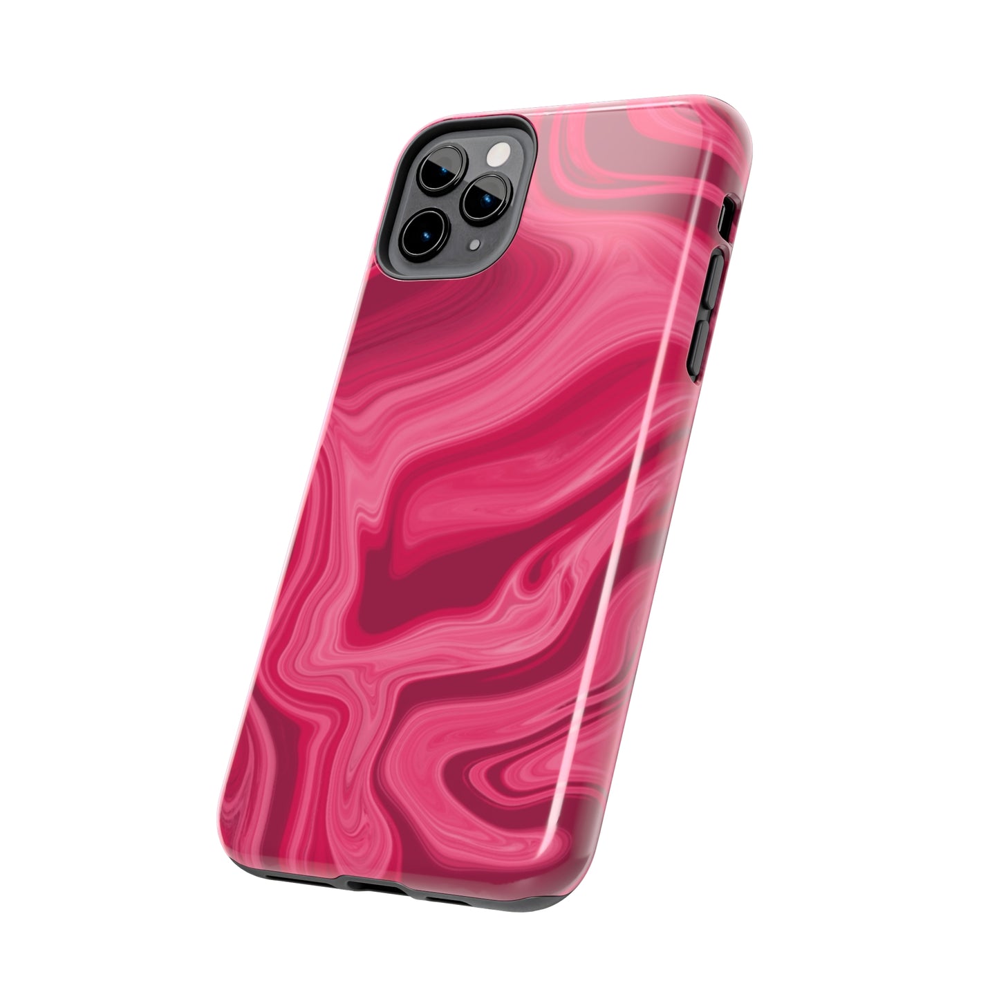 Rosy Swirls Tough Phone Cases