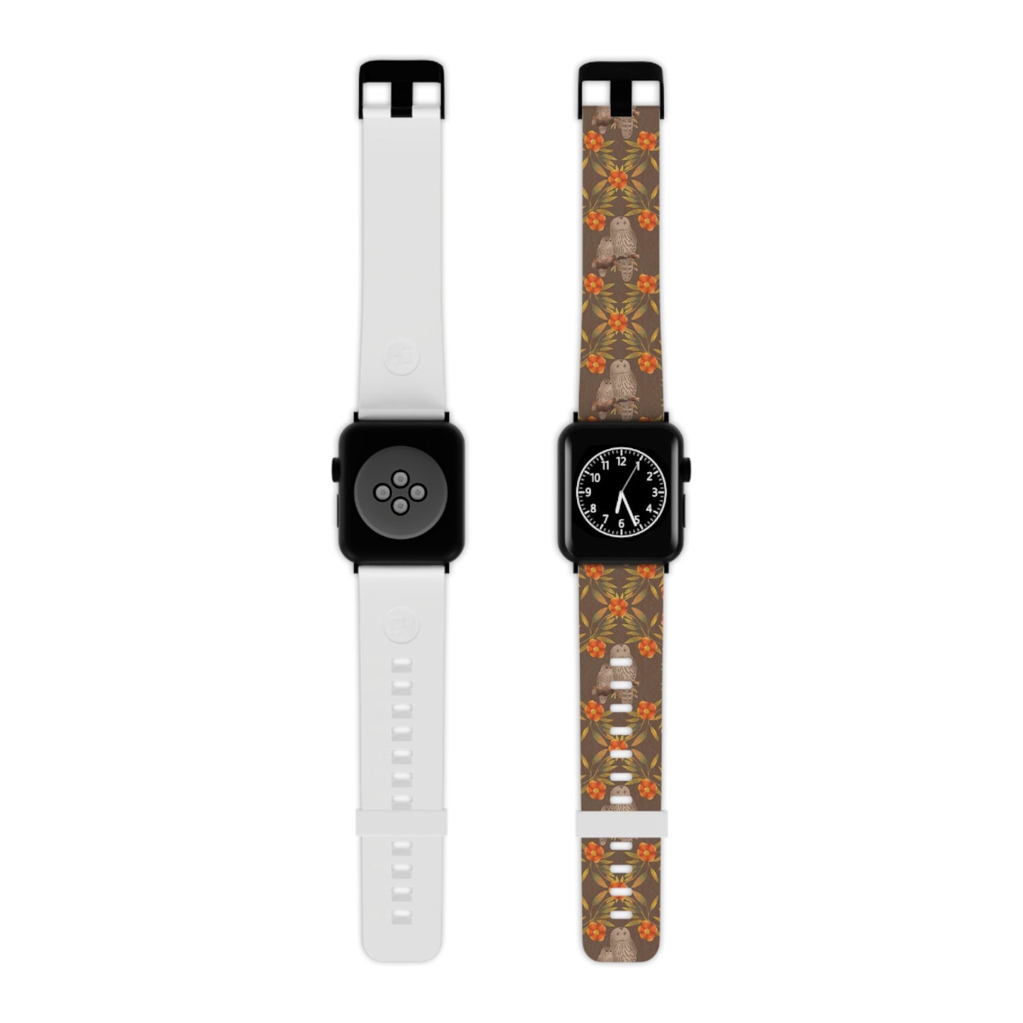Owls and Flowering Vines Watch Band for Apple Watch