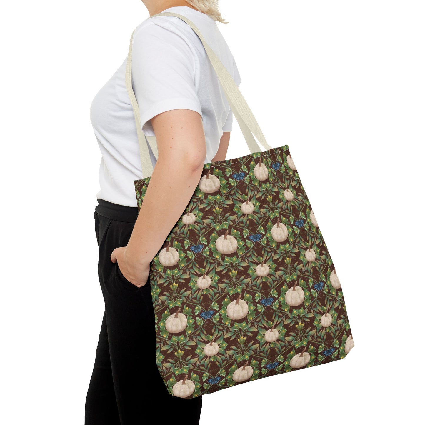 White Pumpkins Tote Bag