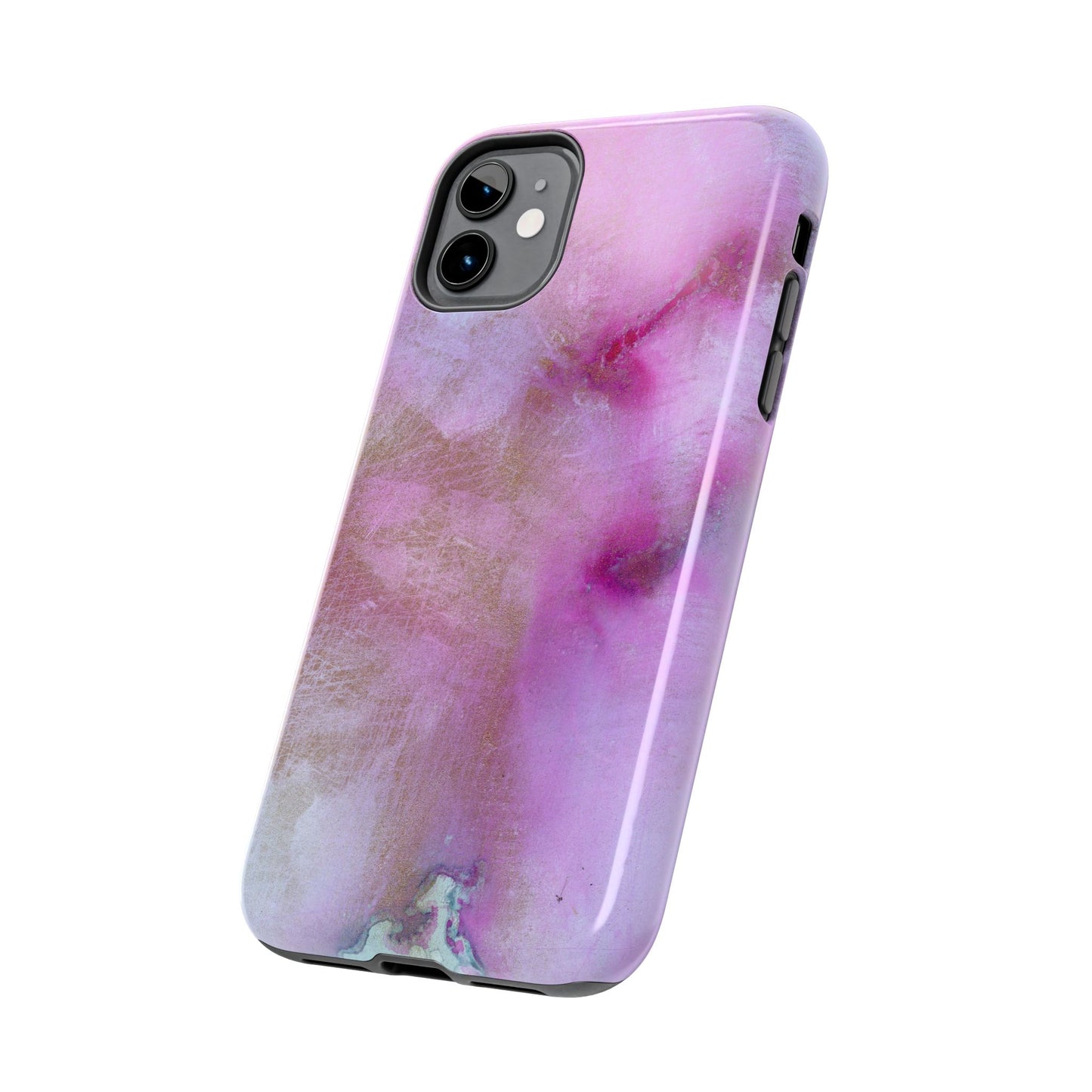 Abstract Soft Pinks Tough Phone Cases