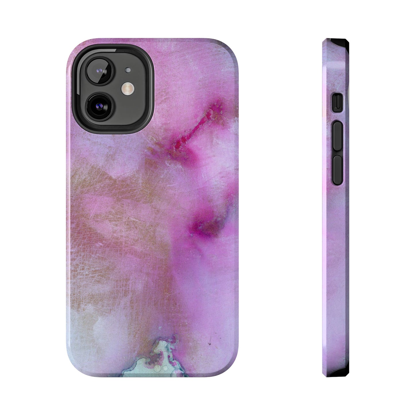 Abstract Soft Pinks Tough Phone Cases