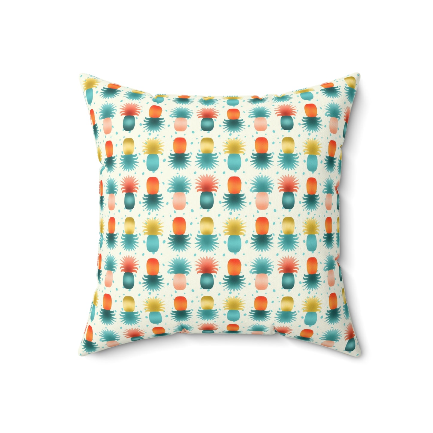 Pineapples Spun Polyester Square Pillow