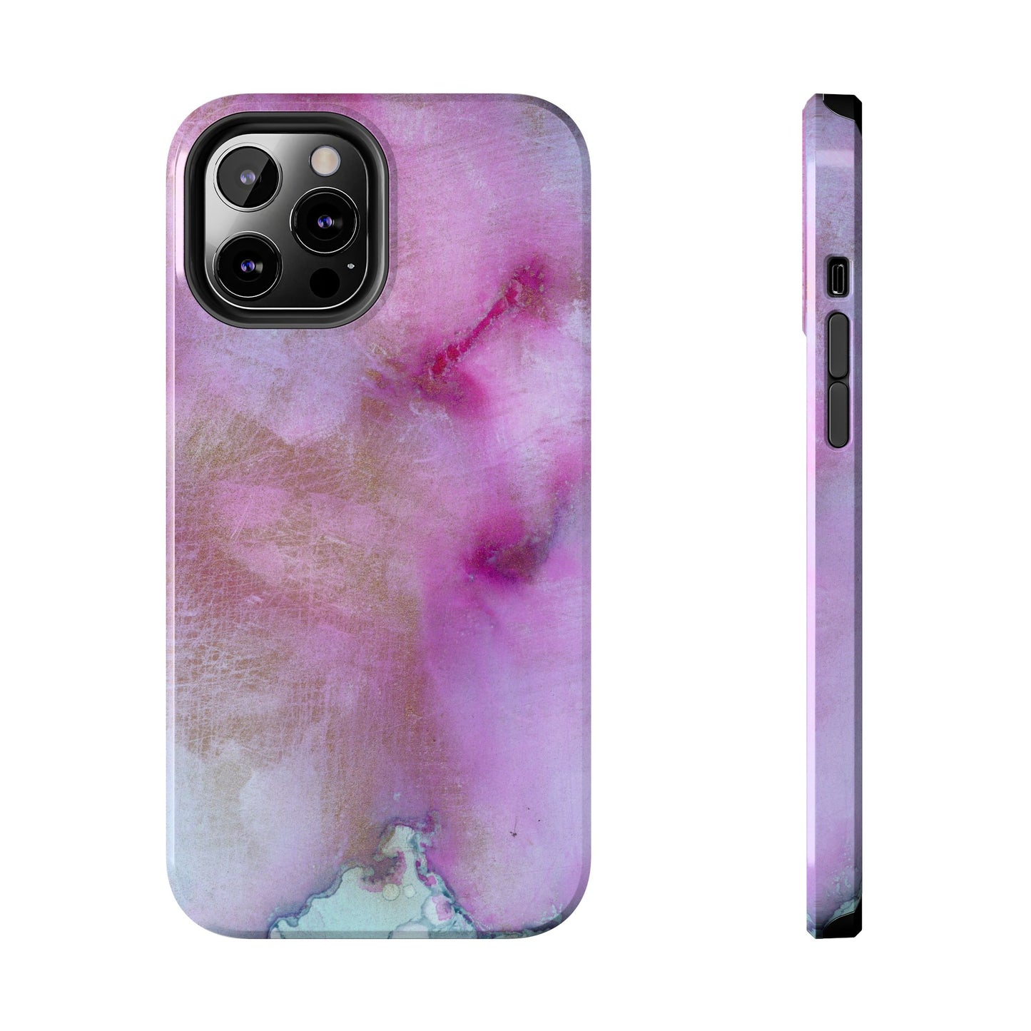 Abstract Soft Pinks Tough Phone Cases