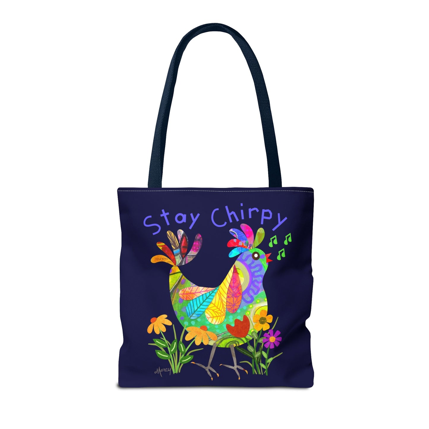Kooky Bird Collage Tote Bag