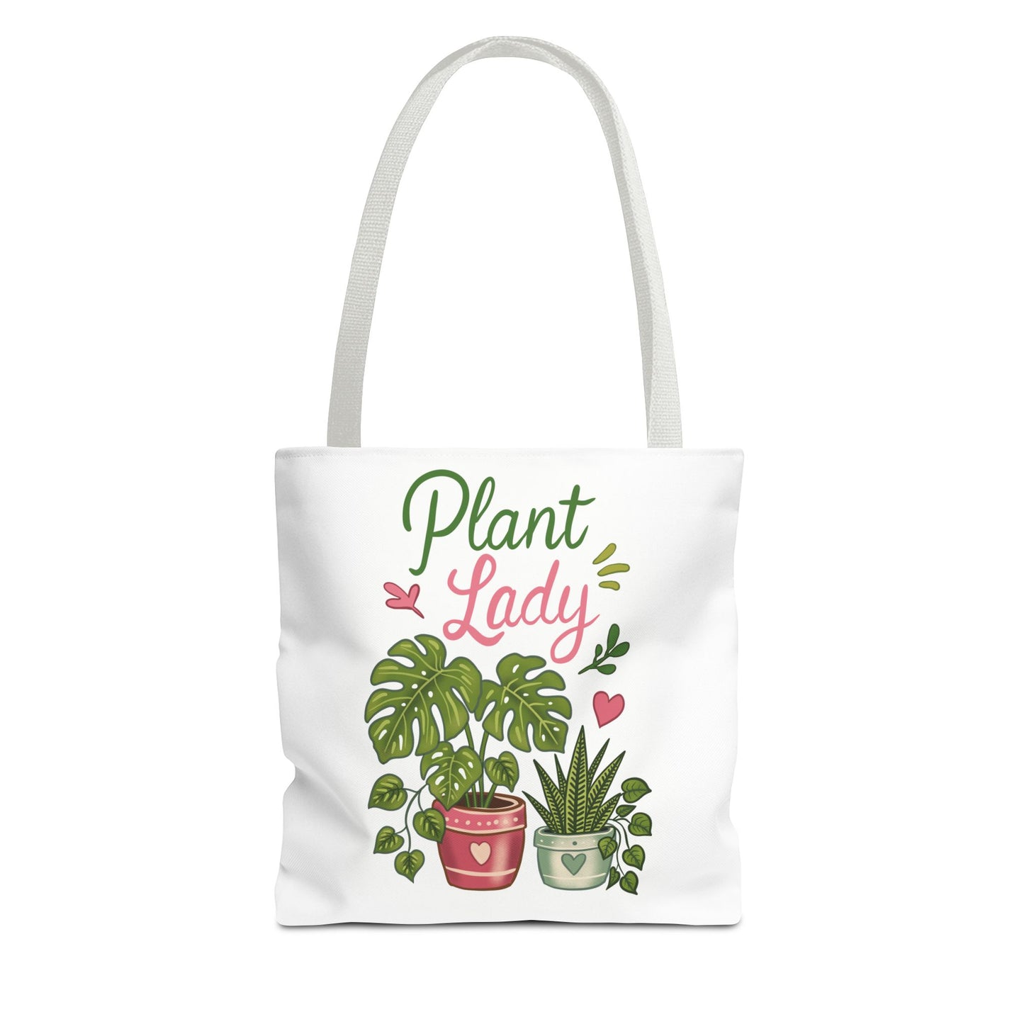 Plant Lady Tote Bag – Monsterra Potted Plant Illustration