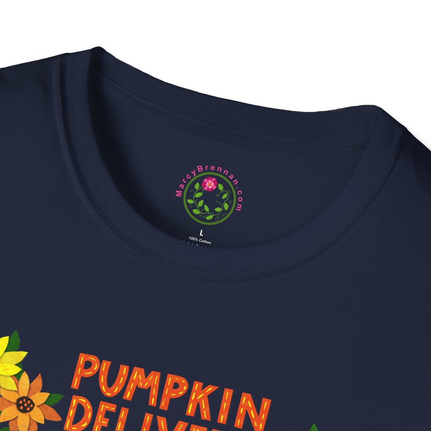 Pumpkin Delivery Collage Collage Softstyle T-Shirt