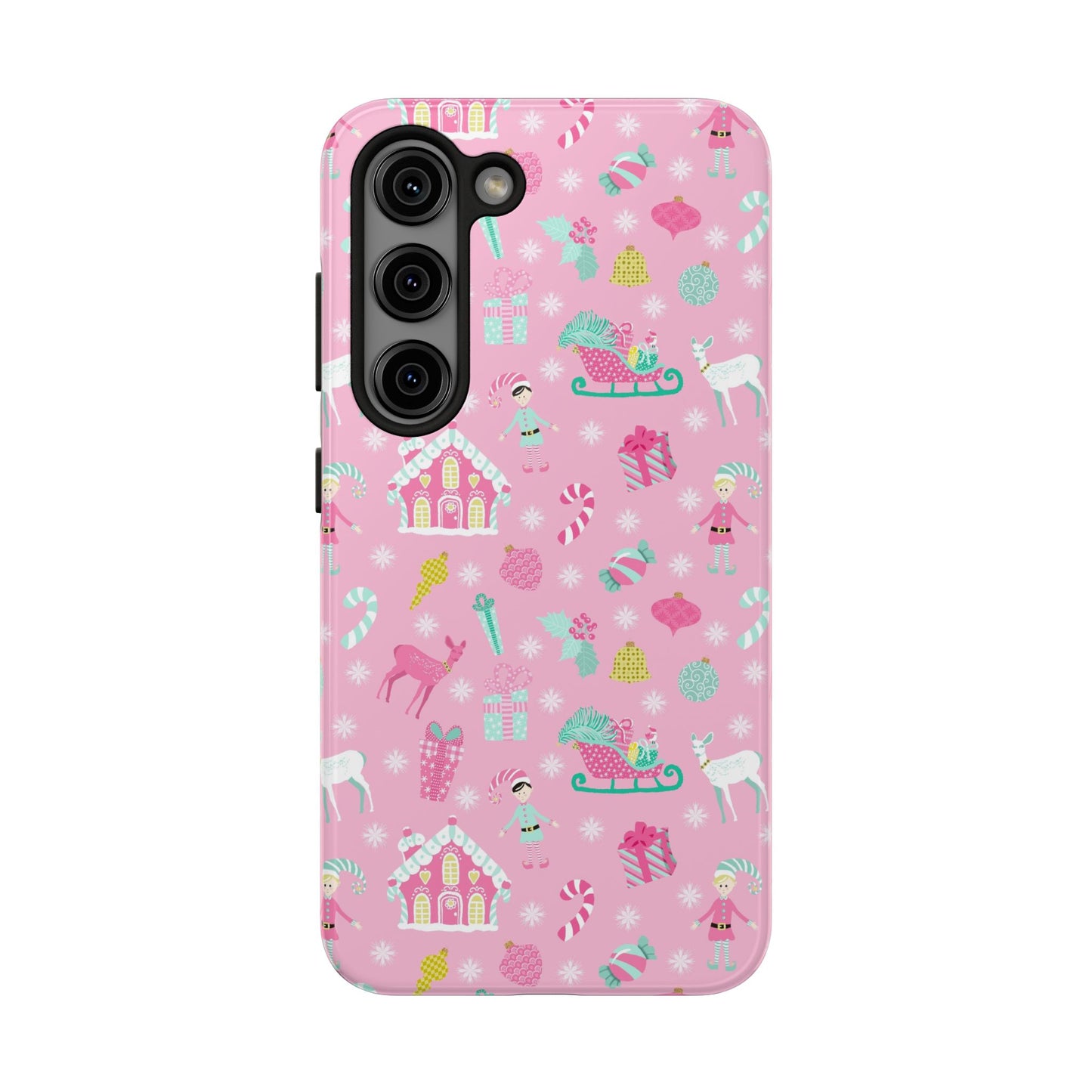 Pastel Christmas Tough Phone Cases