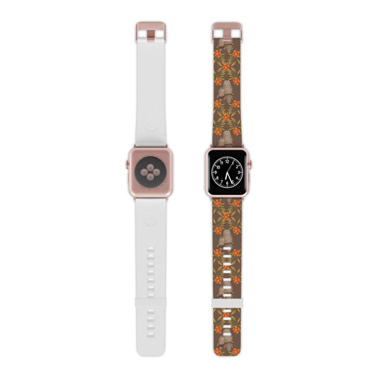 Owls and Flowering Vines Watch Band for Apple Watch