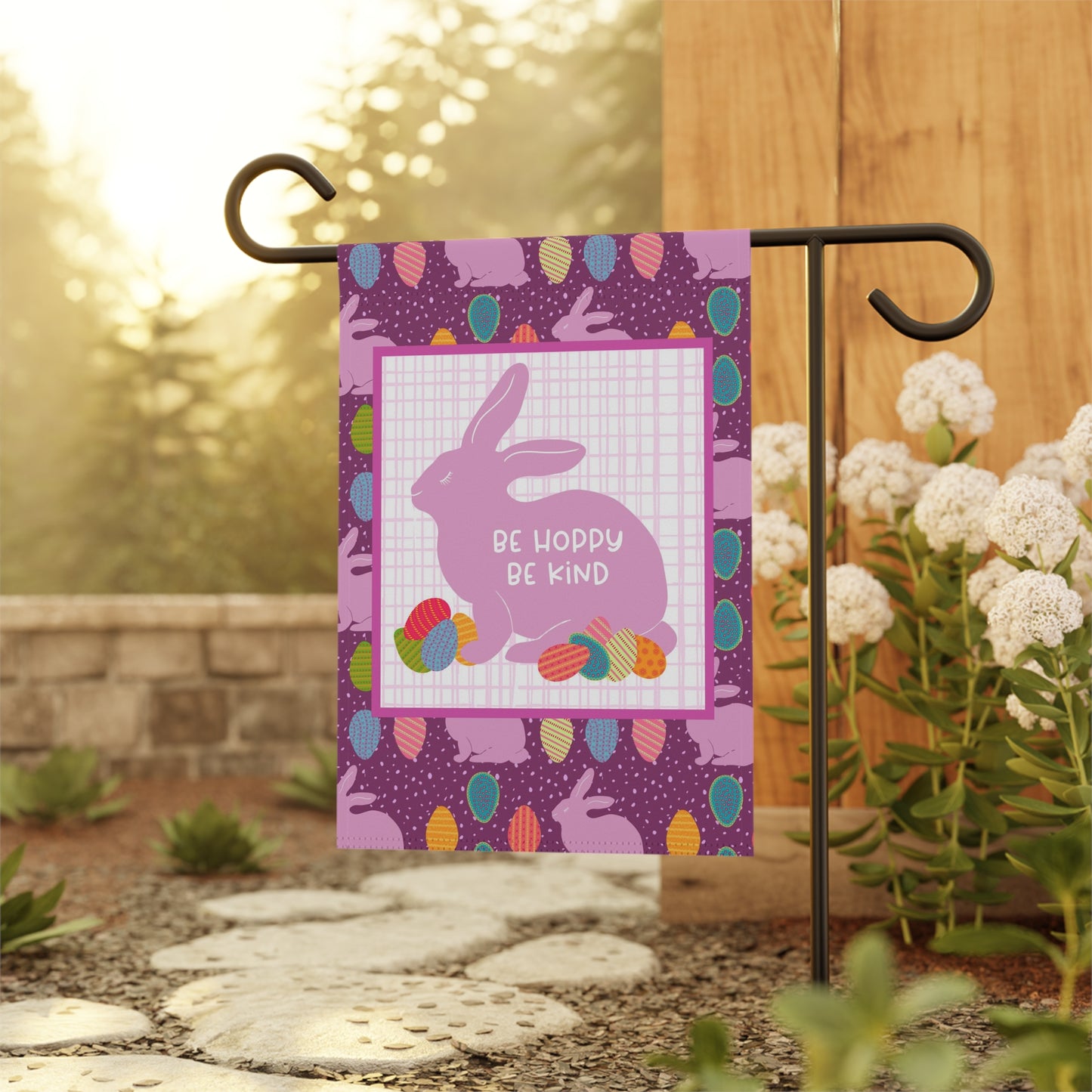 Be Hoppy Be Kind Garden Banner