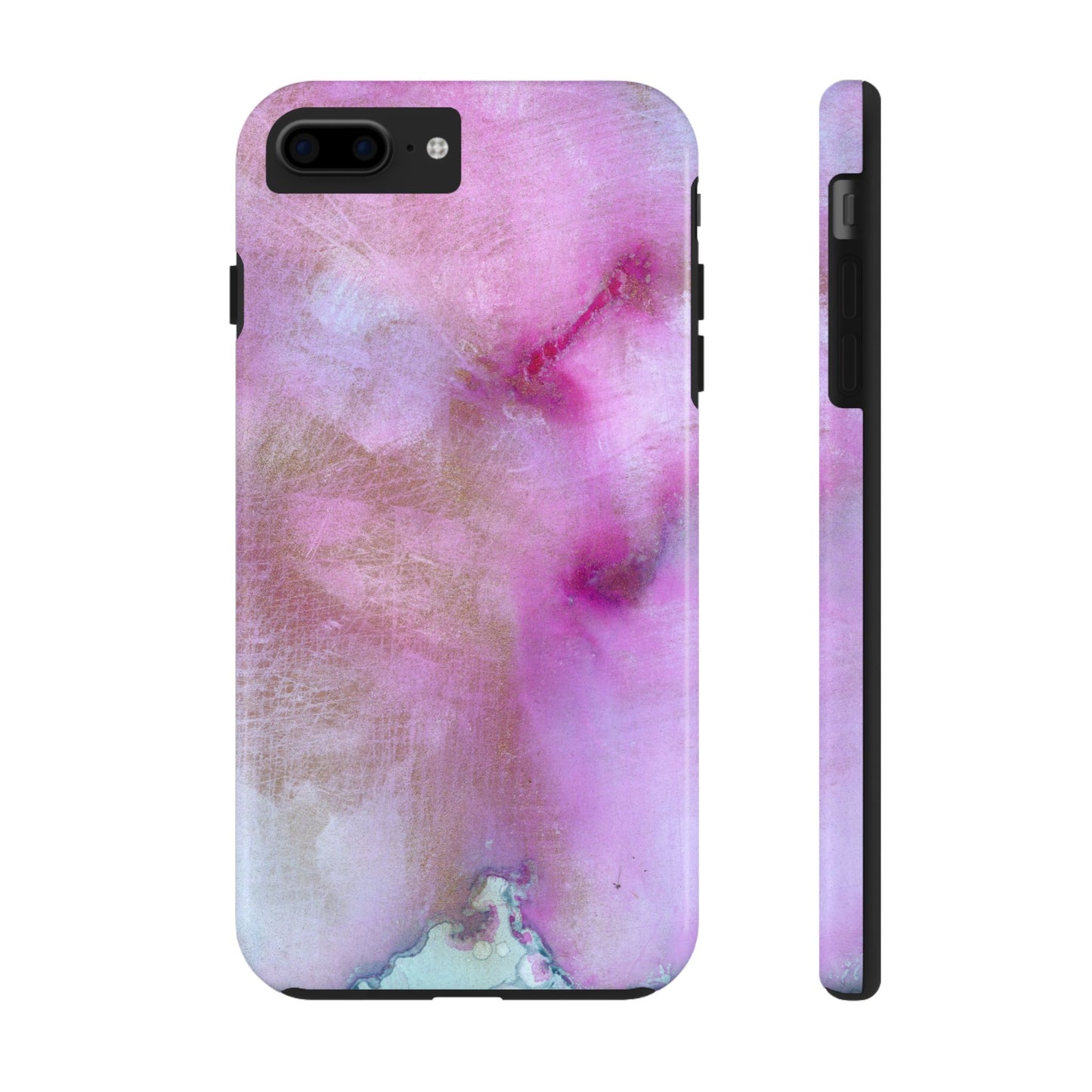 Abstract Soft Pinks Tough Phone Cases