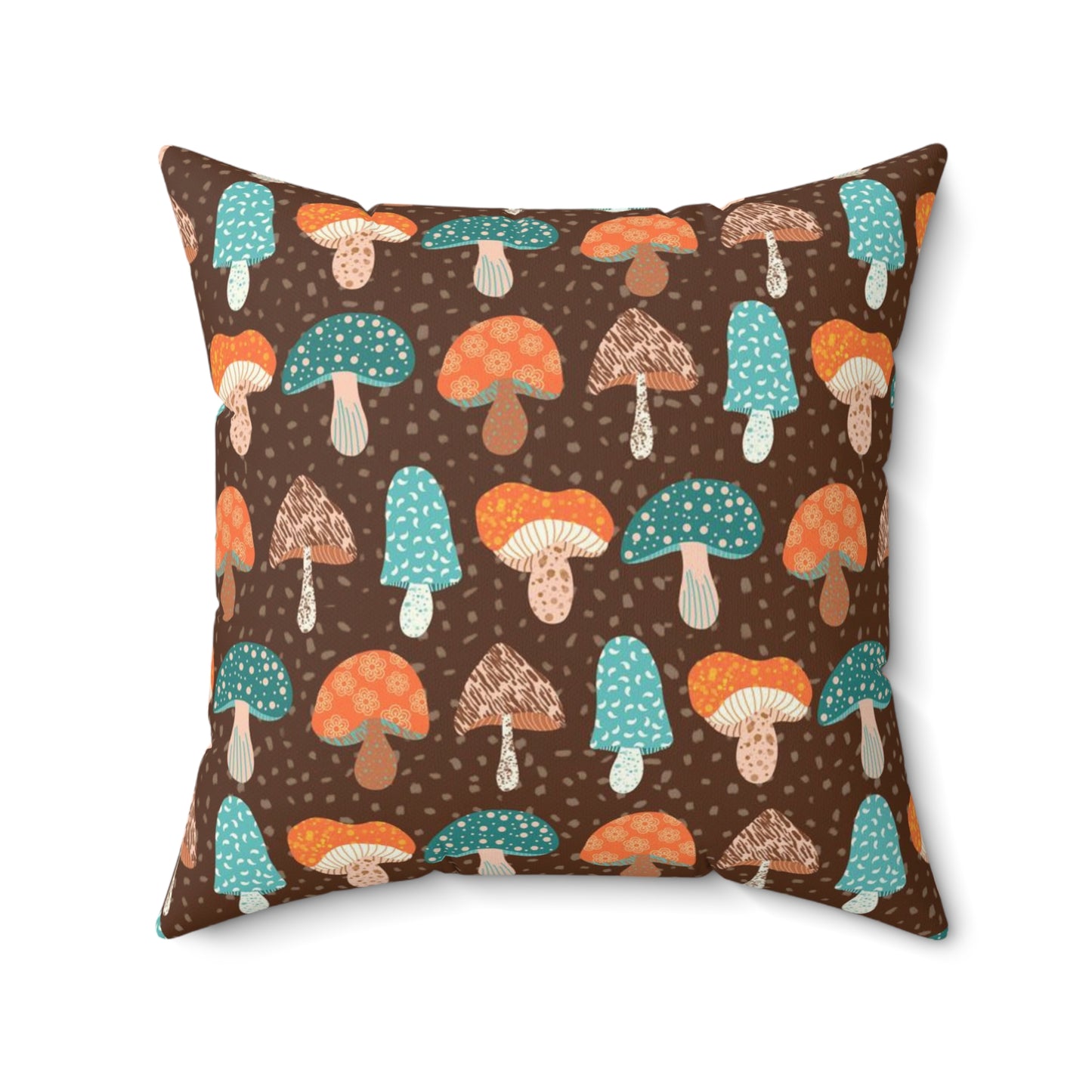 Magical Mishrooms Spun Polyester Square Pillow