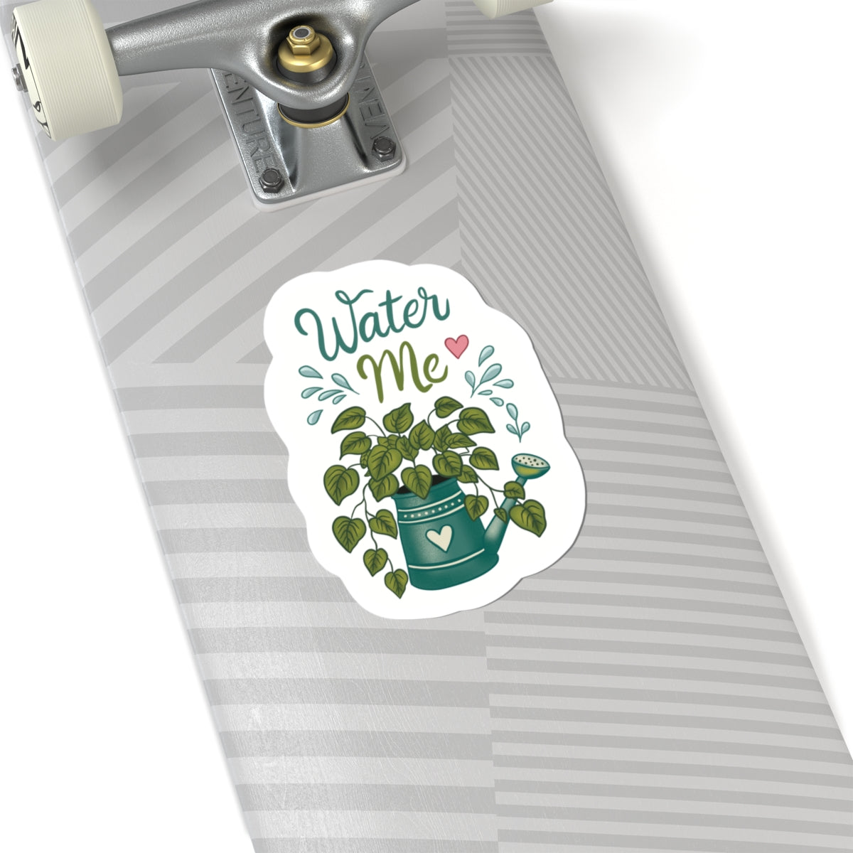 Water Me Plant Sticker — Cute Watering Can Pothos Sticker for Plant Lovers