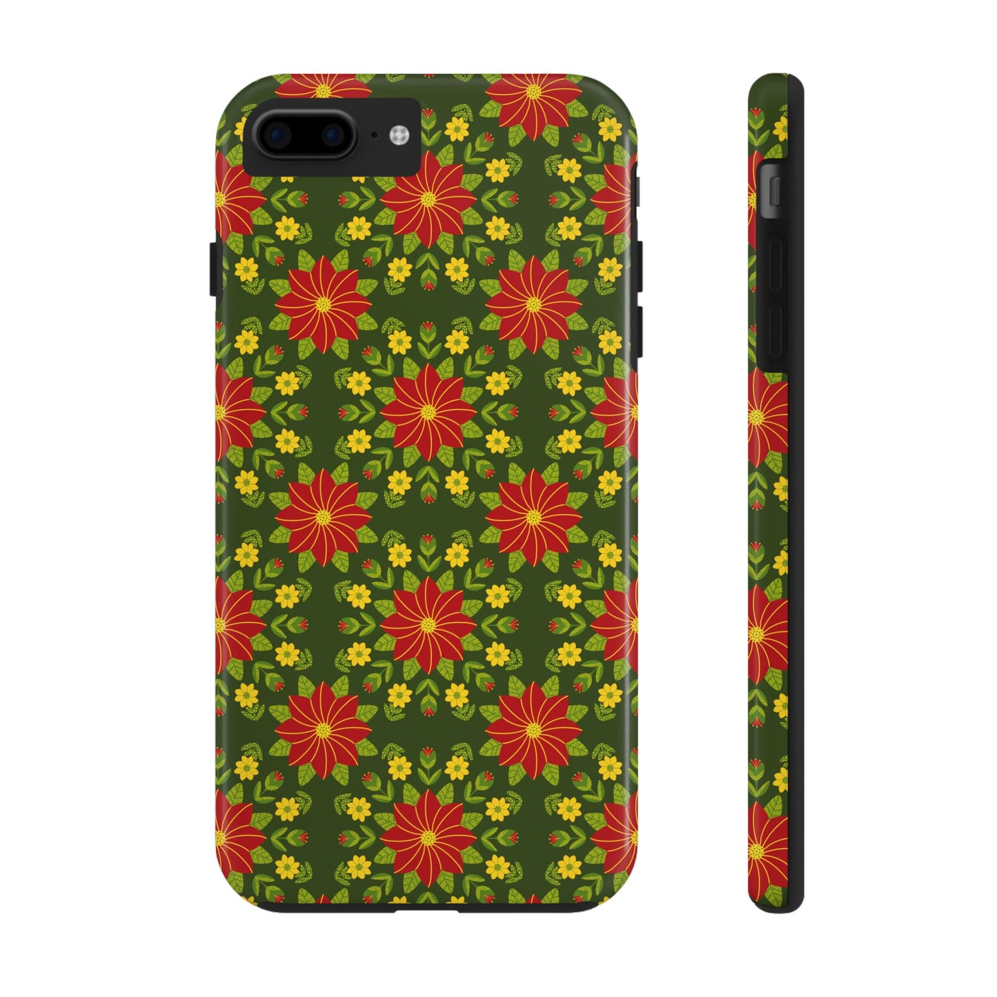 Poinsettias Tough Phone Cases