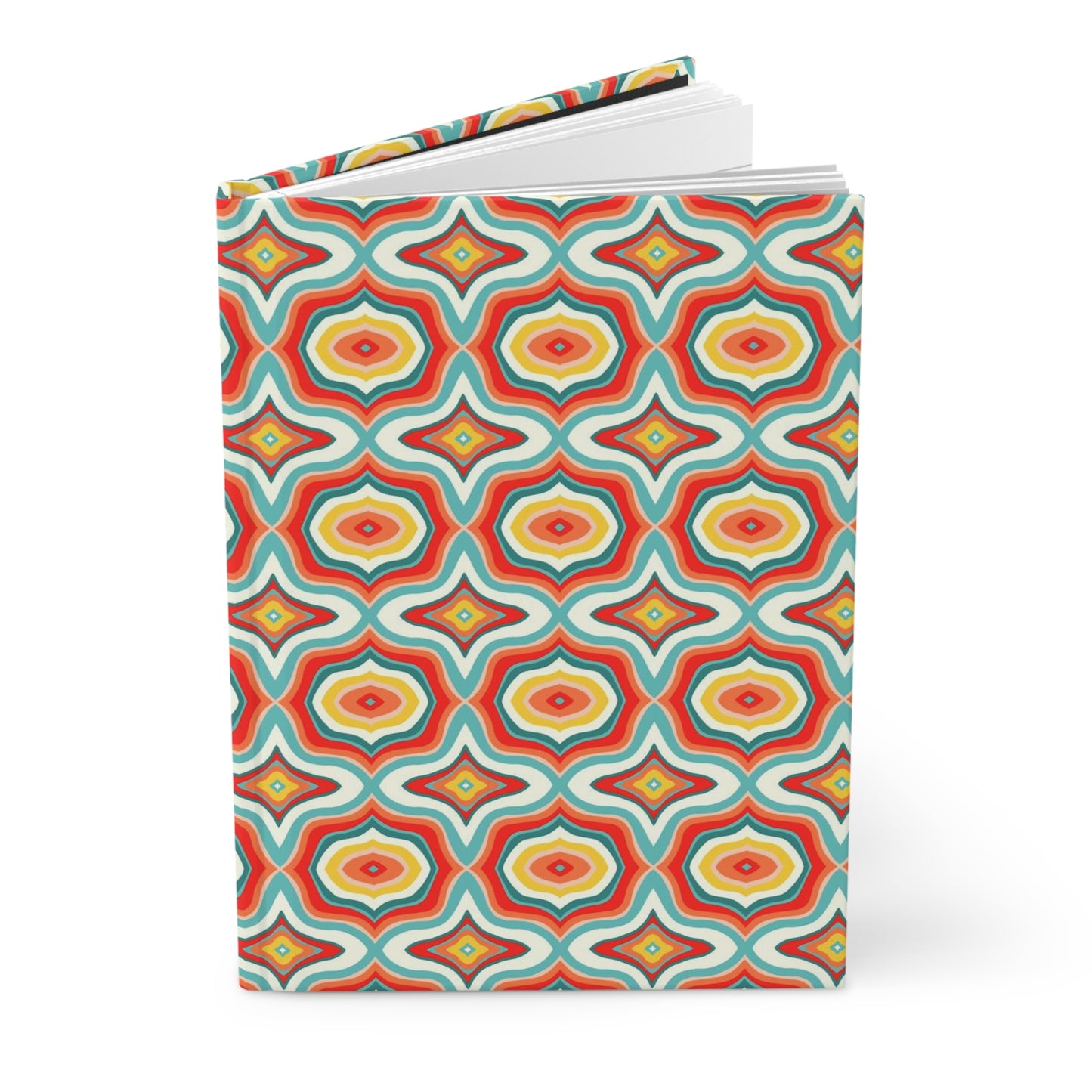 Groovy Waves Hardcover Journal Matte