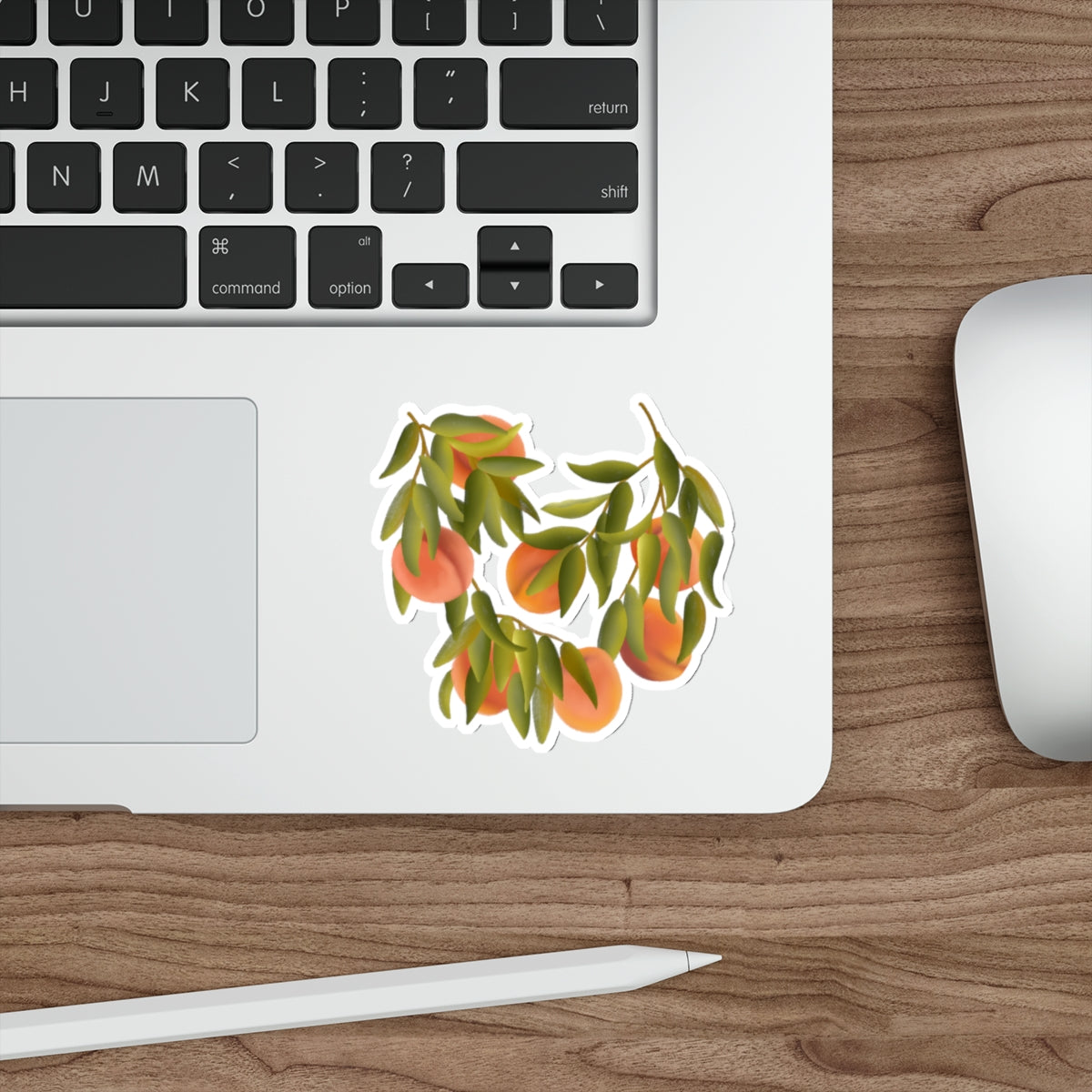 Peaches Die Cut Sticker