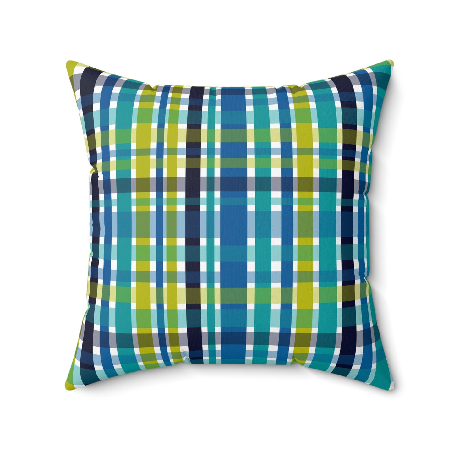 Boho Psychadelic Stripes Spun Polyester Square Pillow