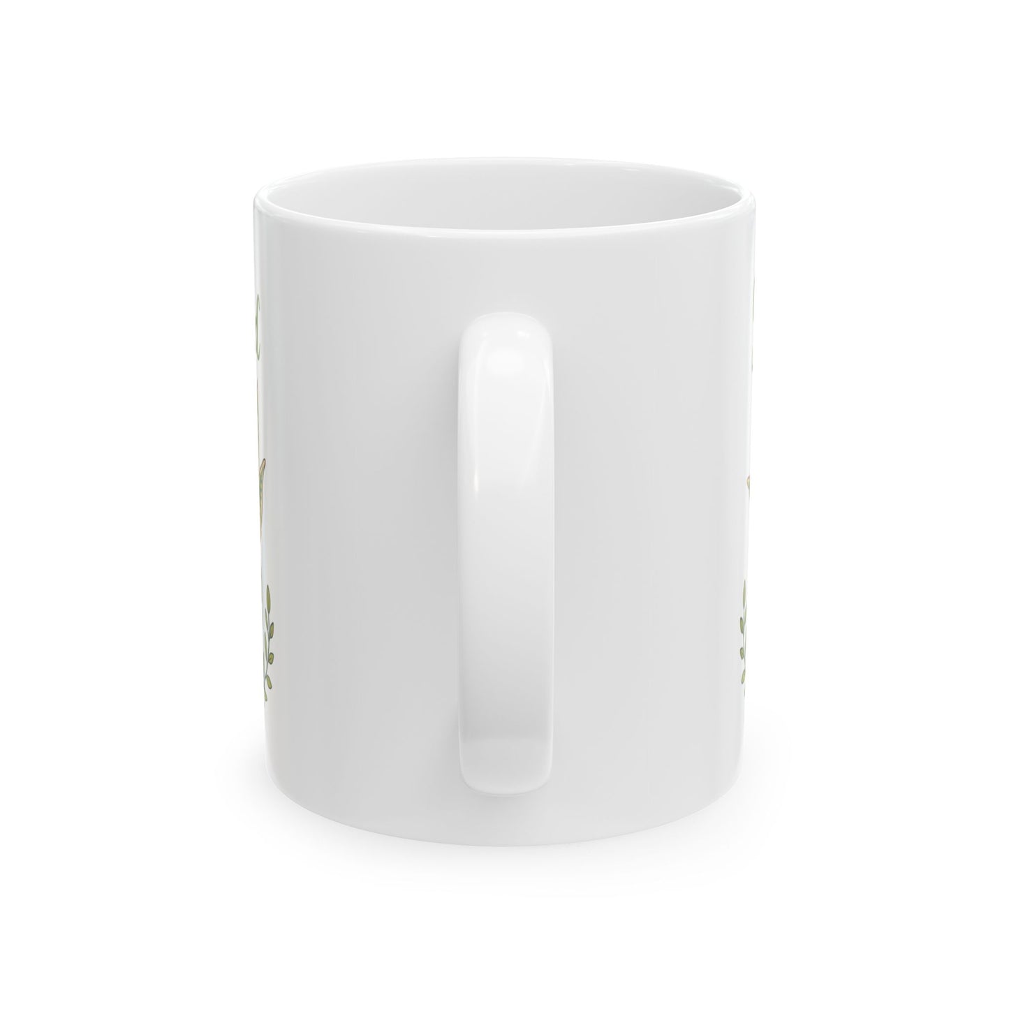 Plant Lover Ceramic Mug – 'Rooted' Potted Succulent Coffee Cup (11oz & 15oz)
