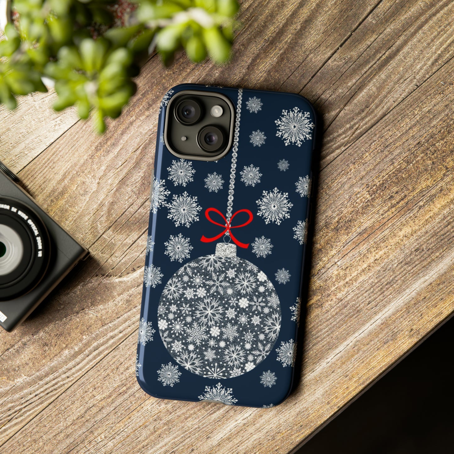 Sparkly Snowflake Bauble Tough Cases - Snowflake Bauble phone case