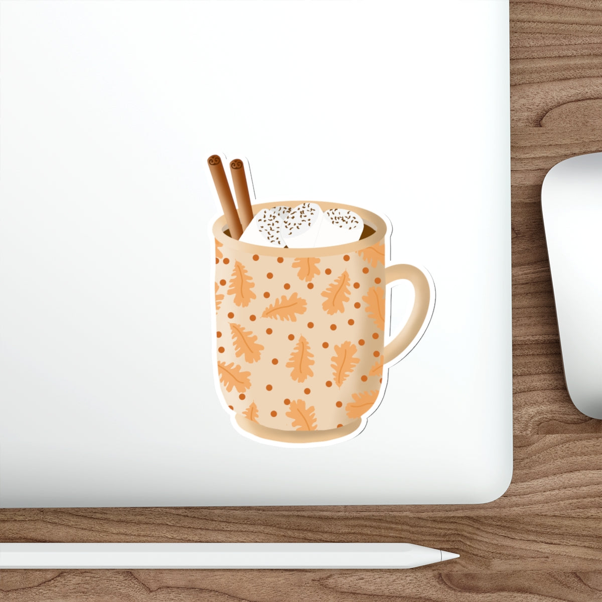 Hot Cocoa Cozy Mug Die Cut Sticker