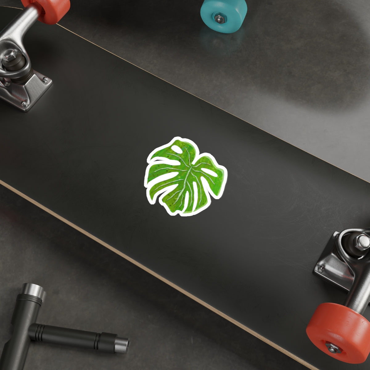 Monstera Leaf Die-Cut Stickers