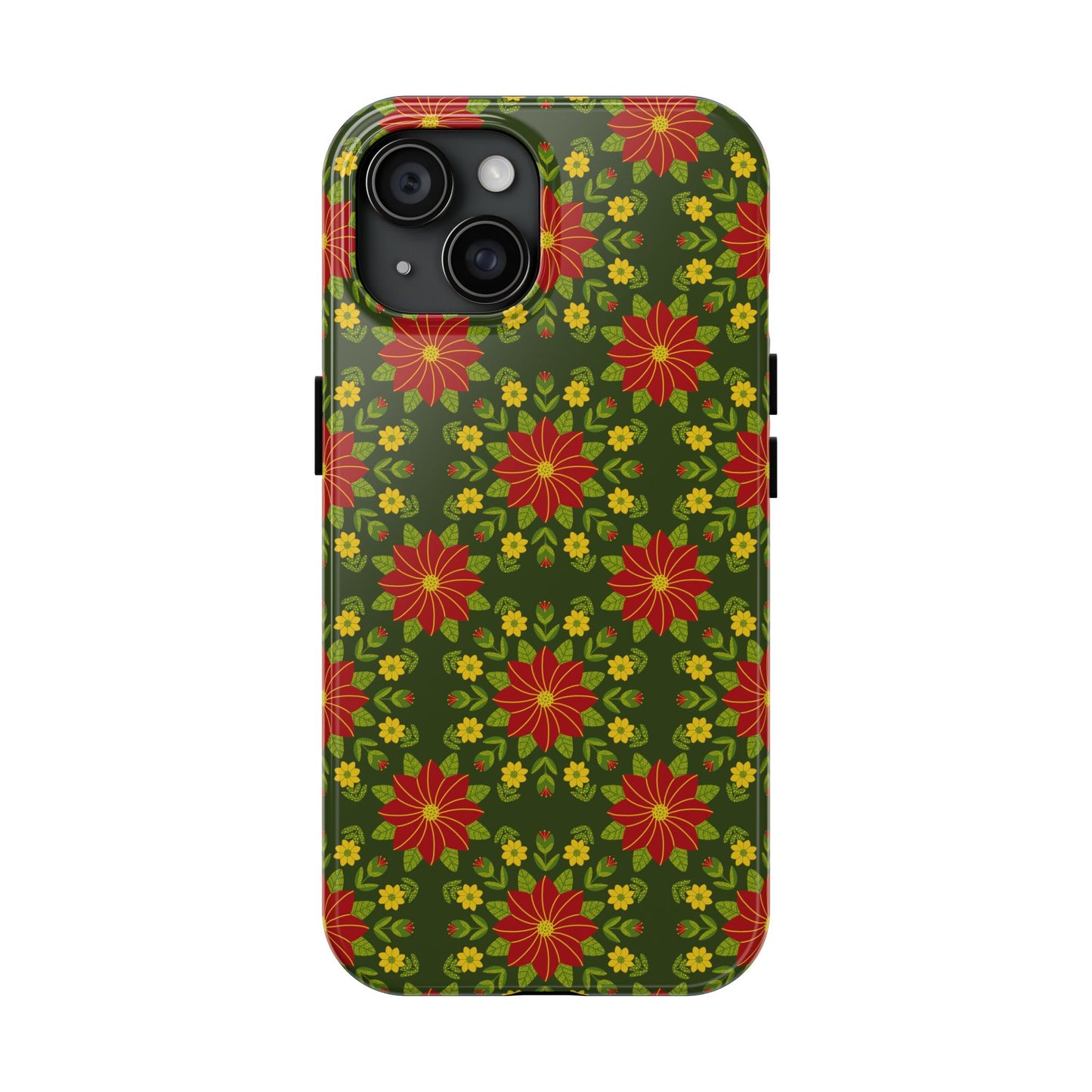 Poinsettias Tough Phone Cases