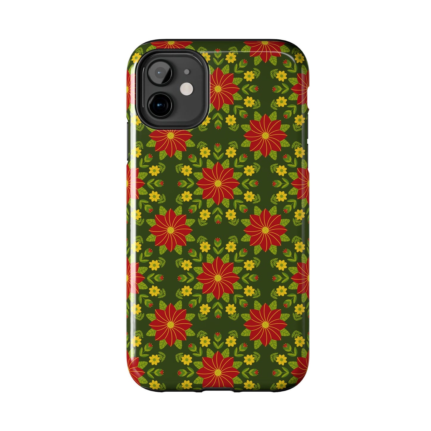 Poinsettias Tough Phone Cases