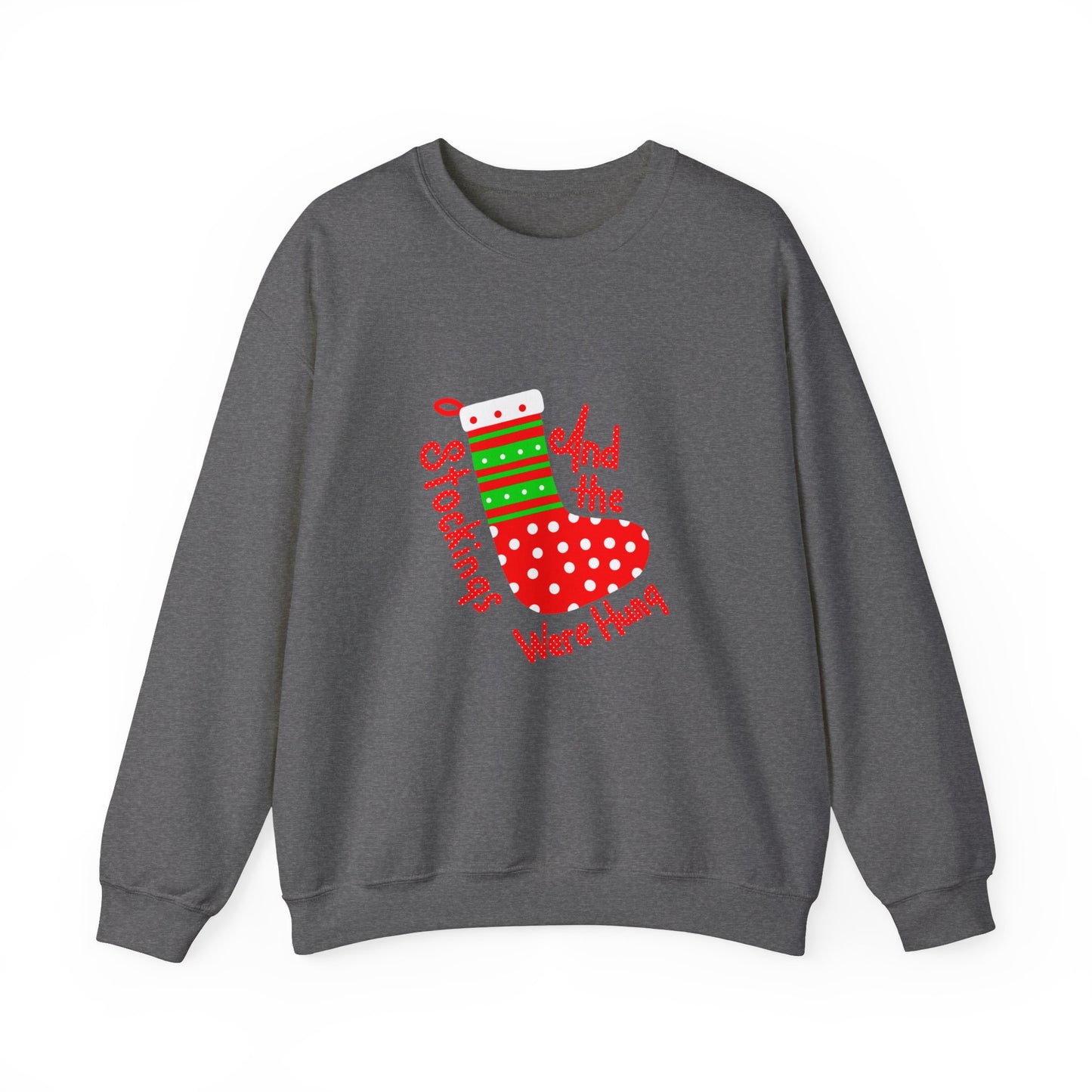 Christmas Stocking Unisex Heavy Blend™ Crewneck Sweatshirt