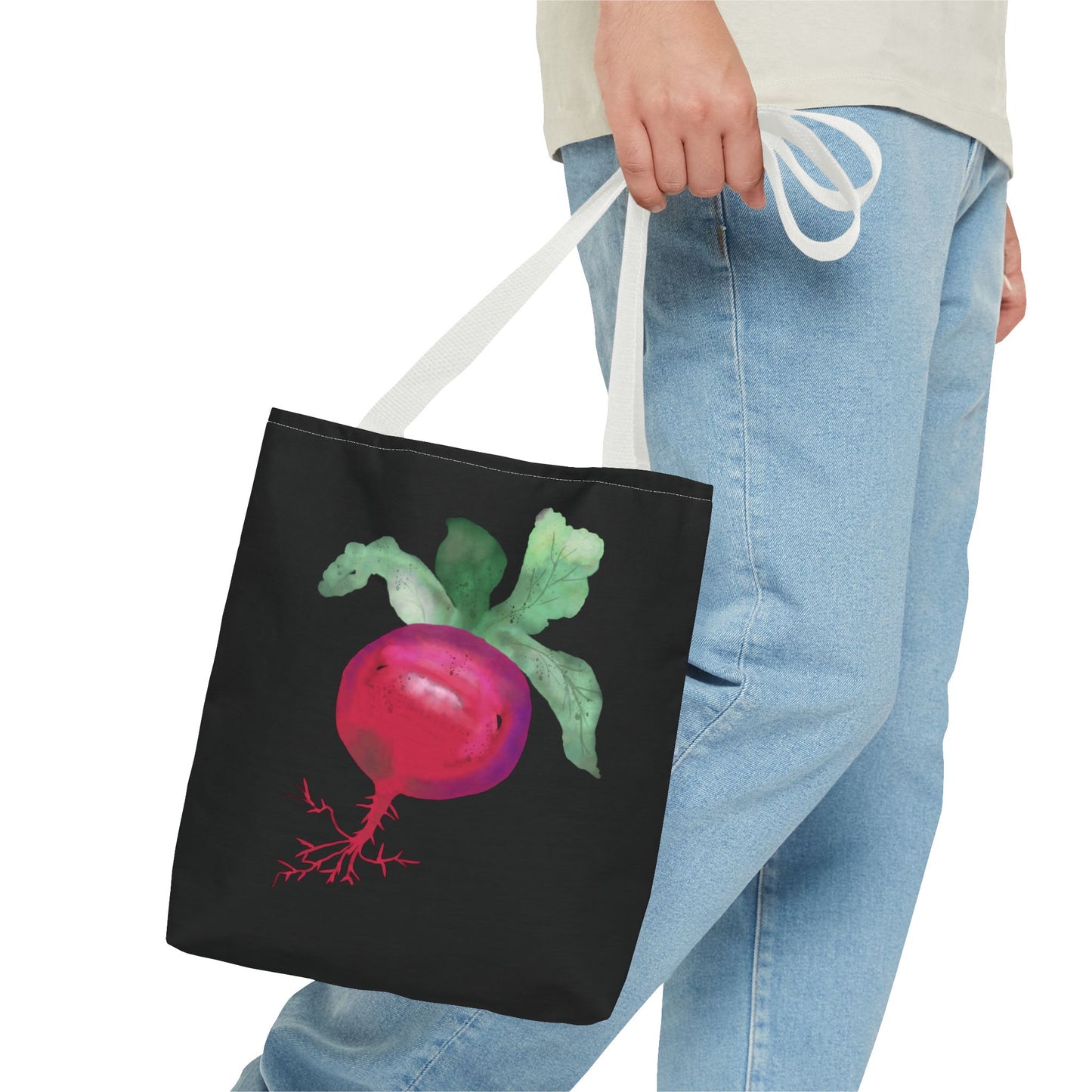 Radish Watercolor Painting Tote Bag