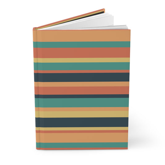 Sunbaked Stripes Hardcover Journal Matte