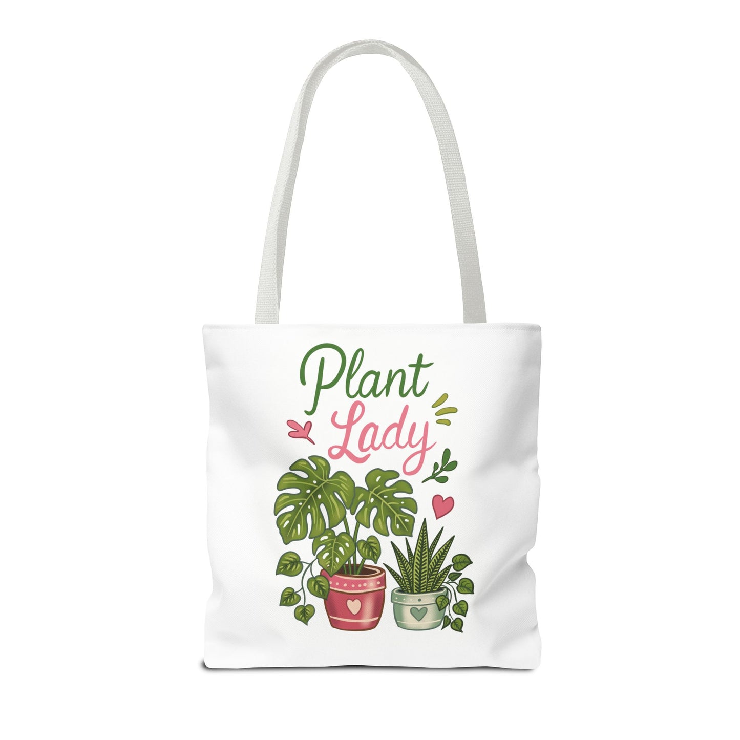 Plant Lady Tote Bag – Monsterra Potted Plant Illustration