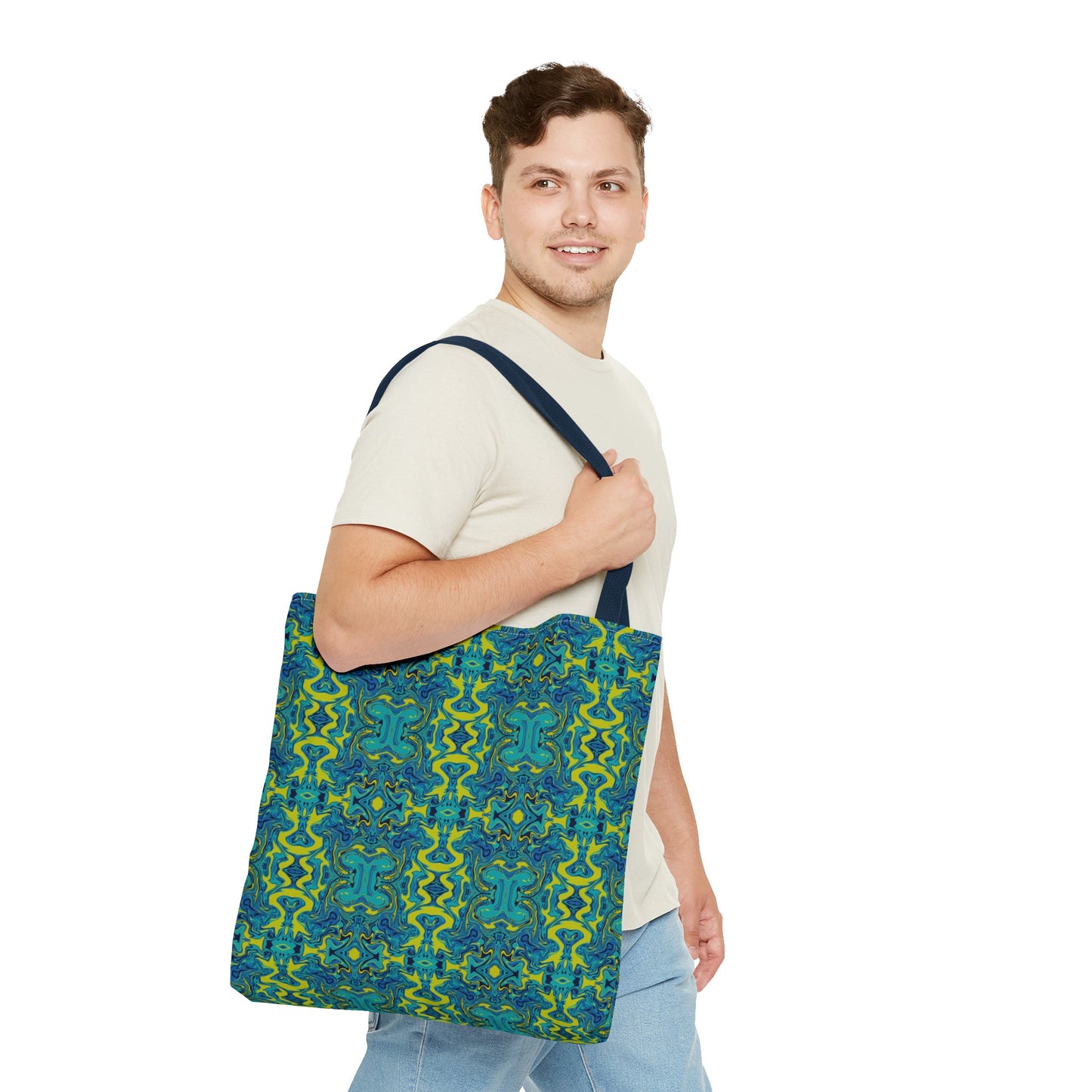 Boho Psychedelic Liquify Tote Bag