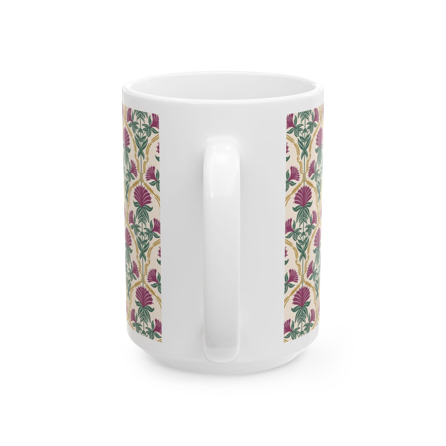 Bergamot Flowers Ceramic Mug 11oz & 15oz
