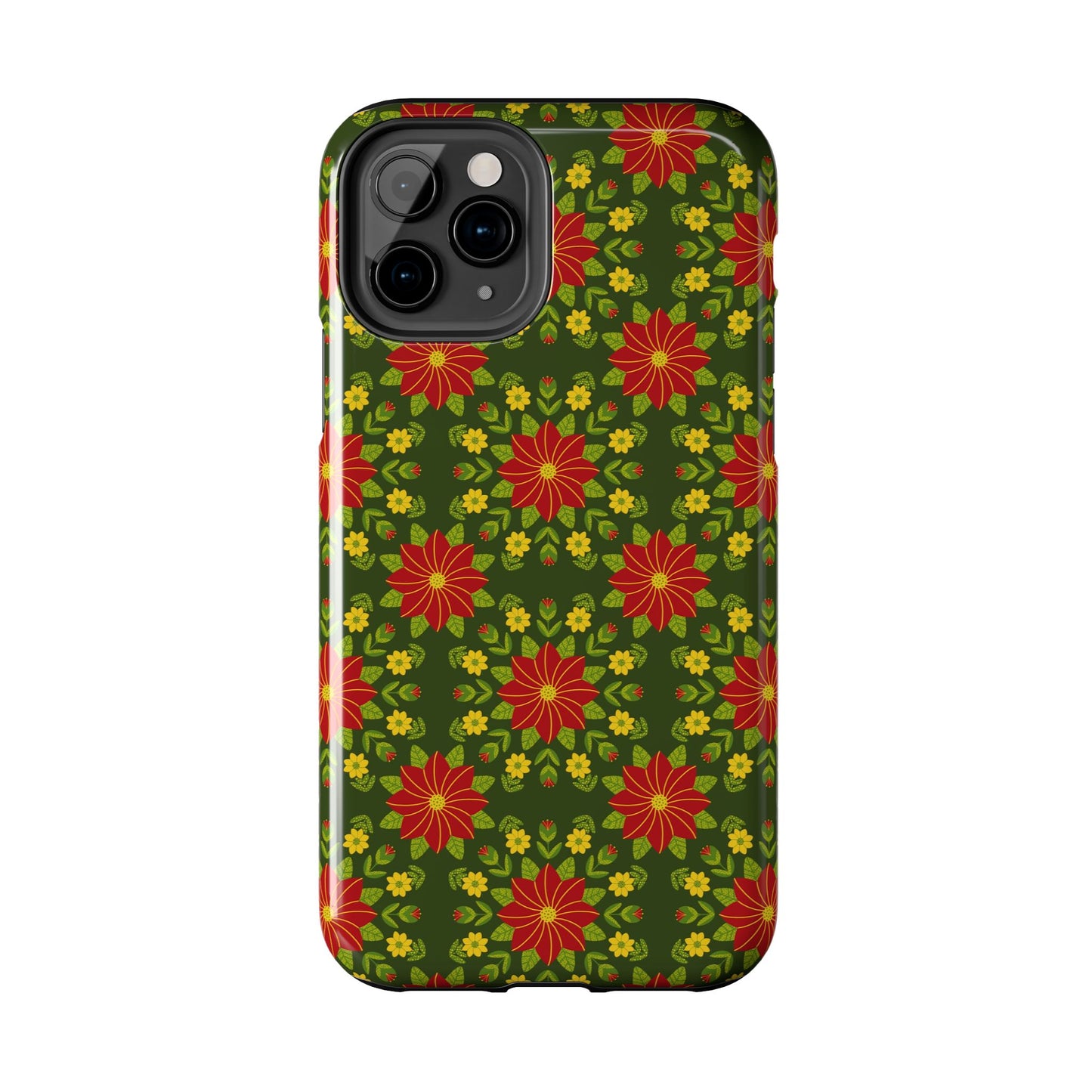 Poinsettias Tough Phone Cases