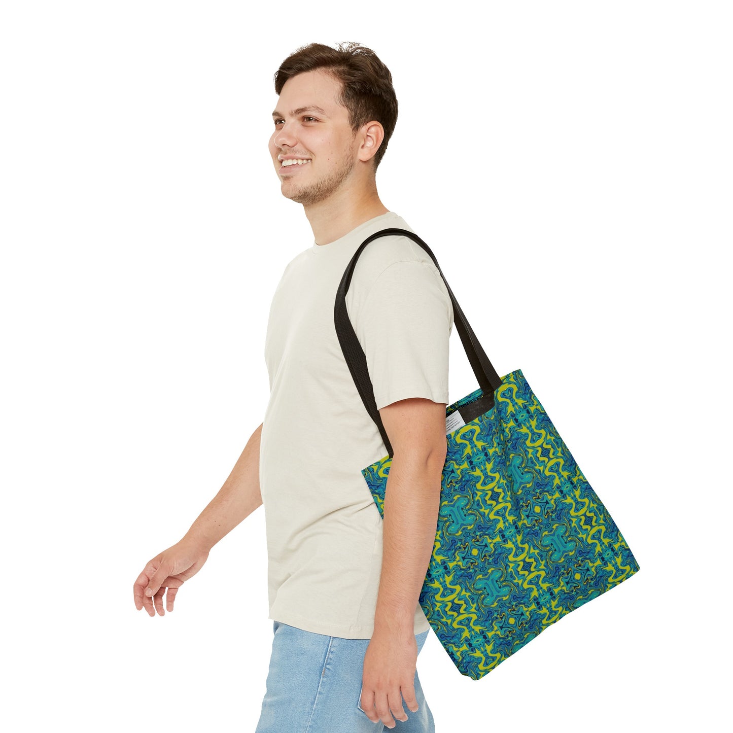 Boho Psychedelic Liquify Tote Bag