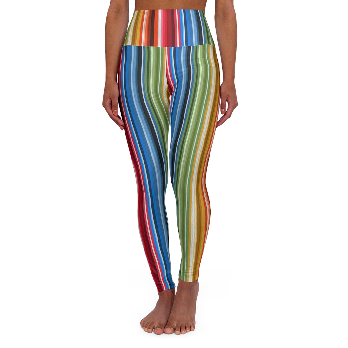 Frida Serape High Waisted Yoga Leggings