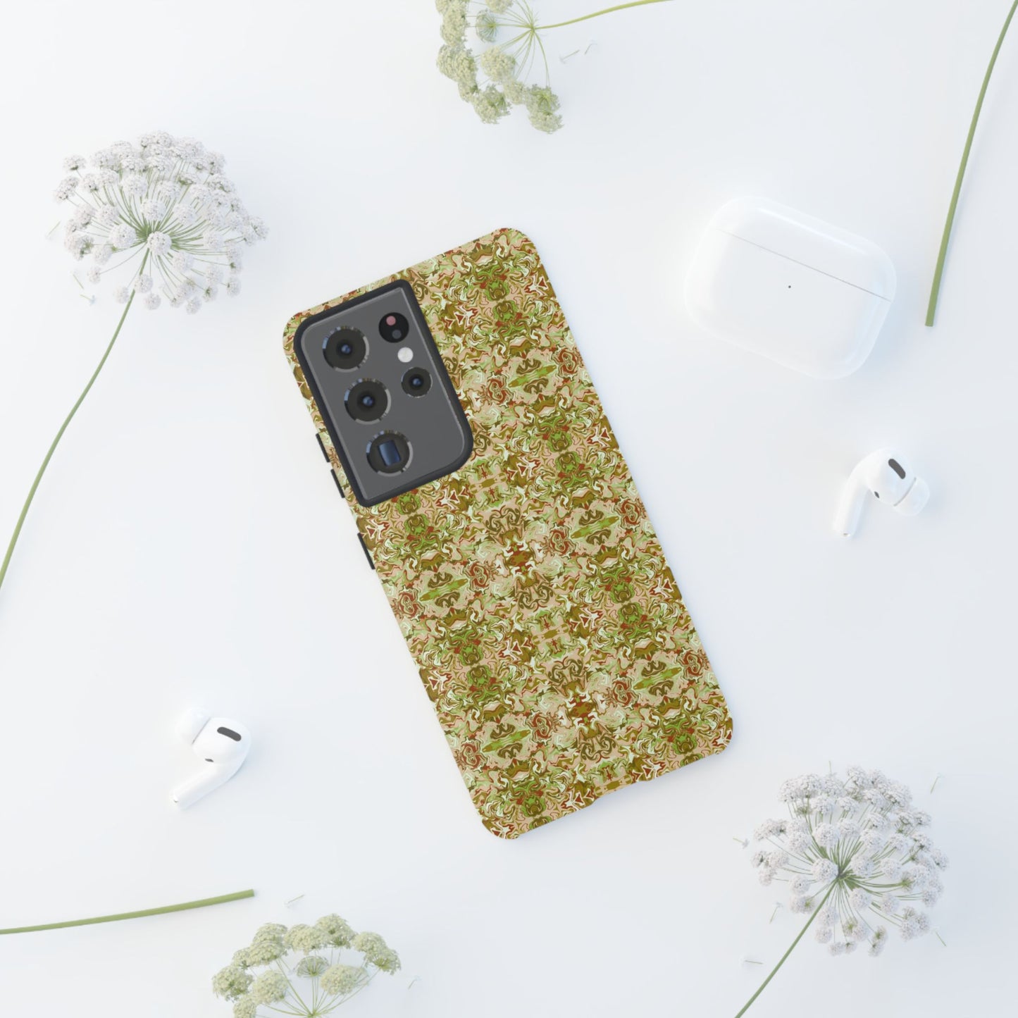 Boho Tea Garden Tough Phone Case