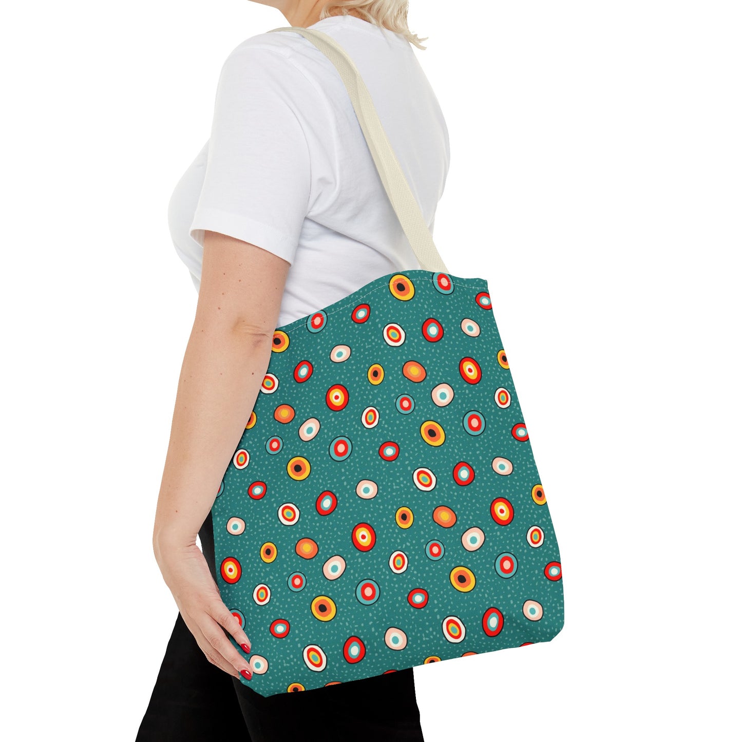 Funky Circles Tote Bag