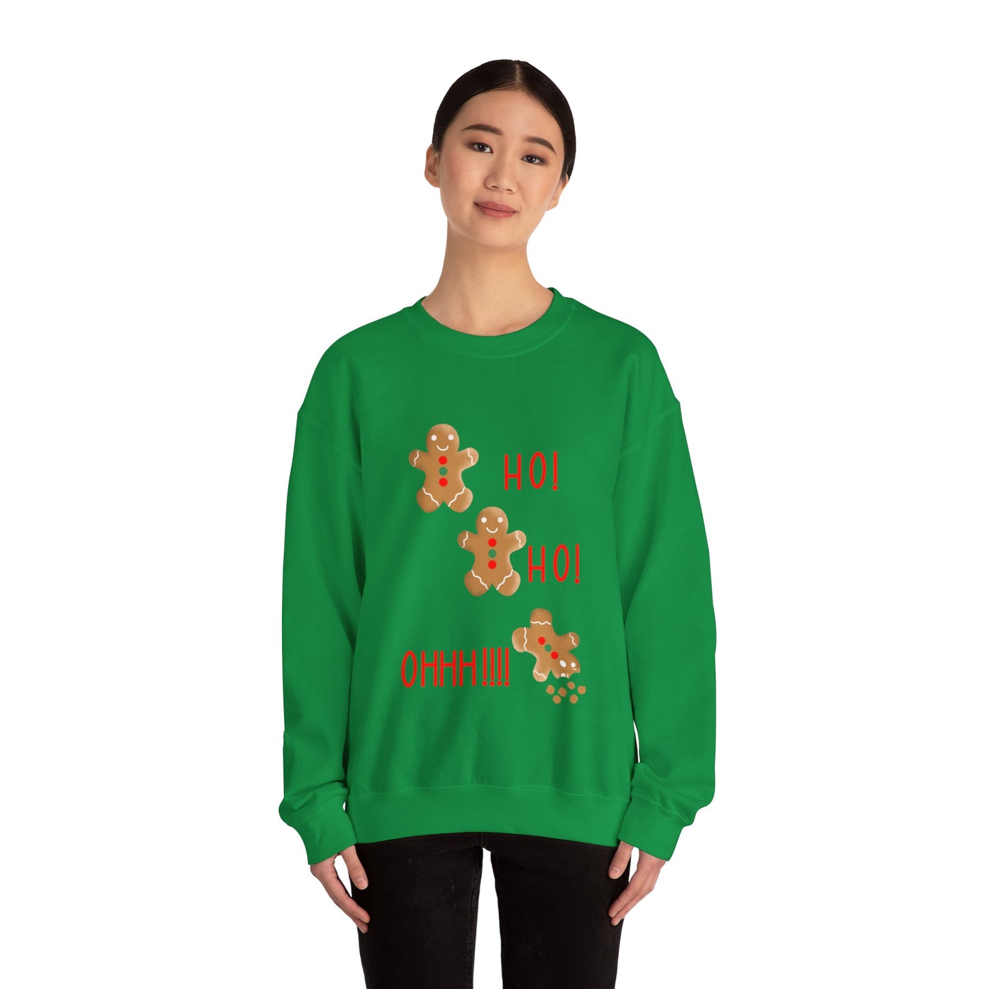 Gingerbread Men & Hearts Unisex Heavy Blend™ Crewneck Sweatshirt