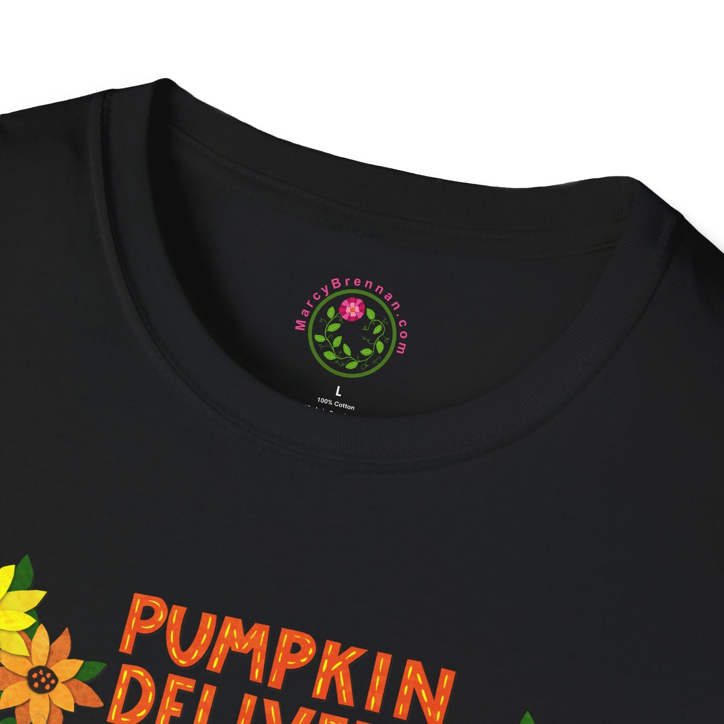 Pumpkin Delivery Collage Collage Softstyle T-Shirt