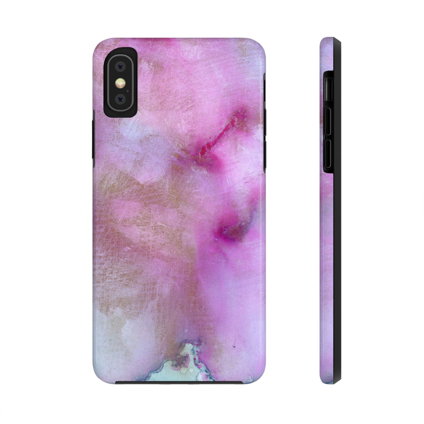 Abstract Soft Pinks Tough Phone Cases