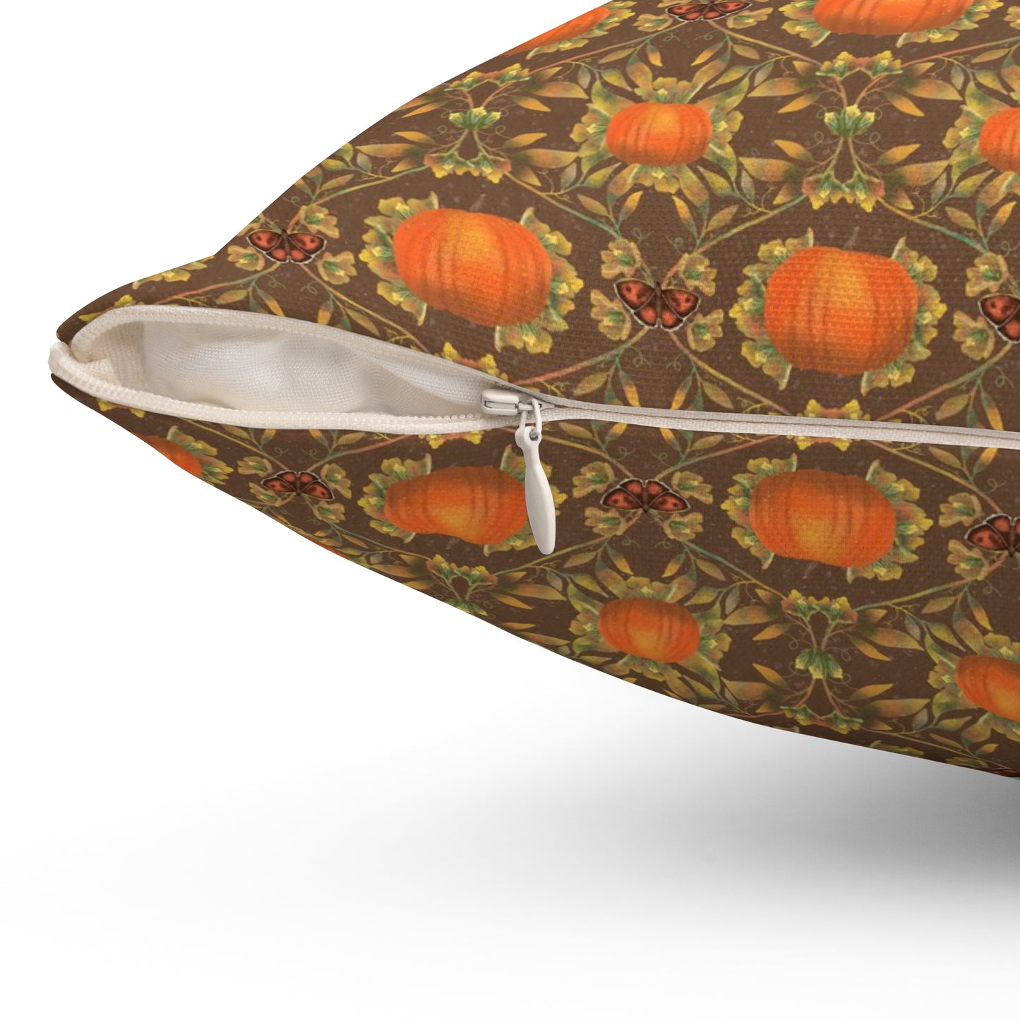 Pumpkin Patch Spun Polyester Square Pillow