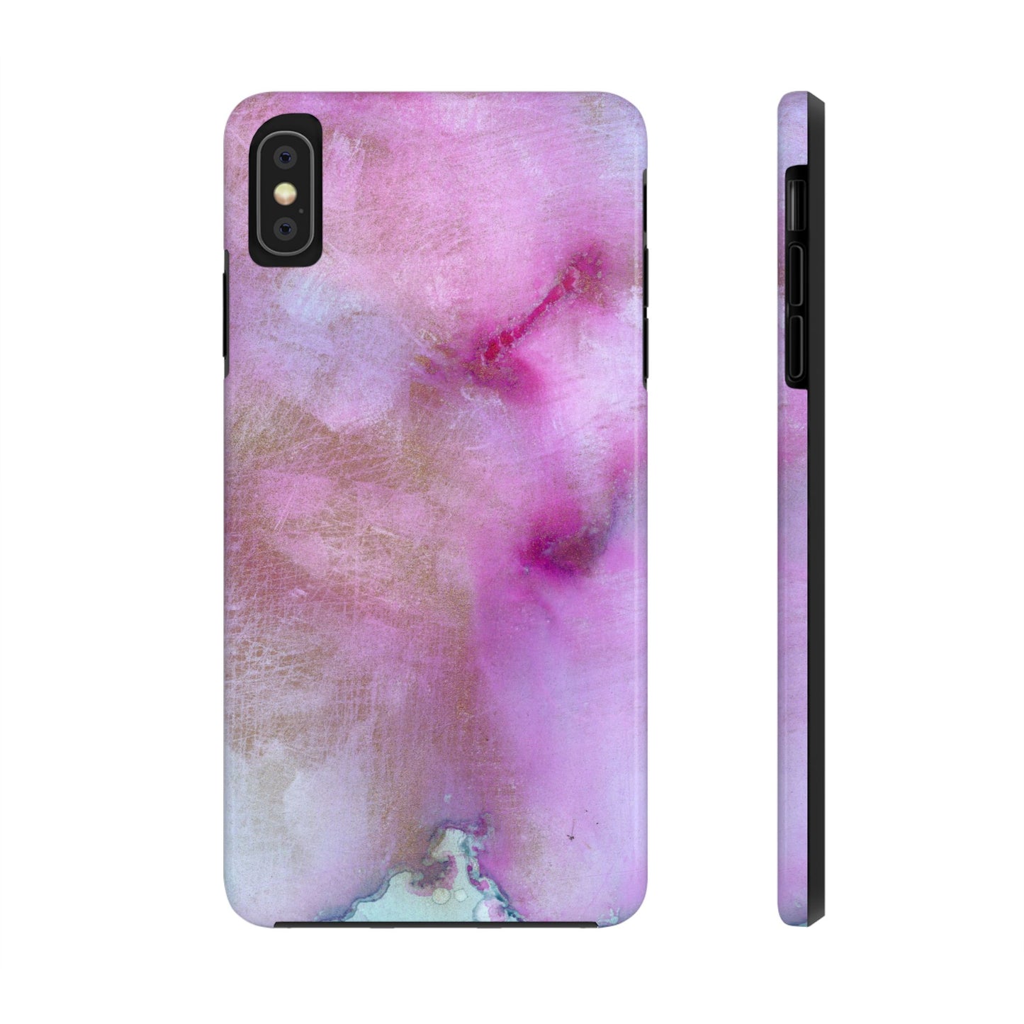 Abstract Soft Pinks Tough Phone Cases